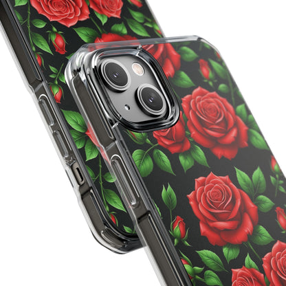 Roses are Red - Magnetic Clear Impact Case