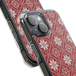 Image of Snow Flake - Magnetic Clear Impact Case