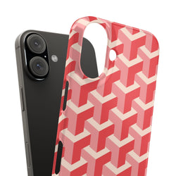 Image of Pink Geo - Snap Case