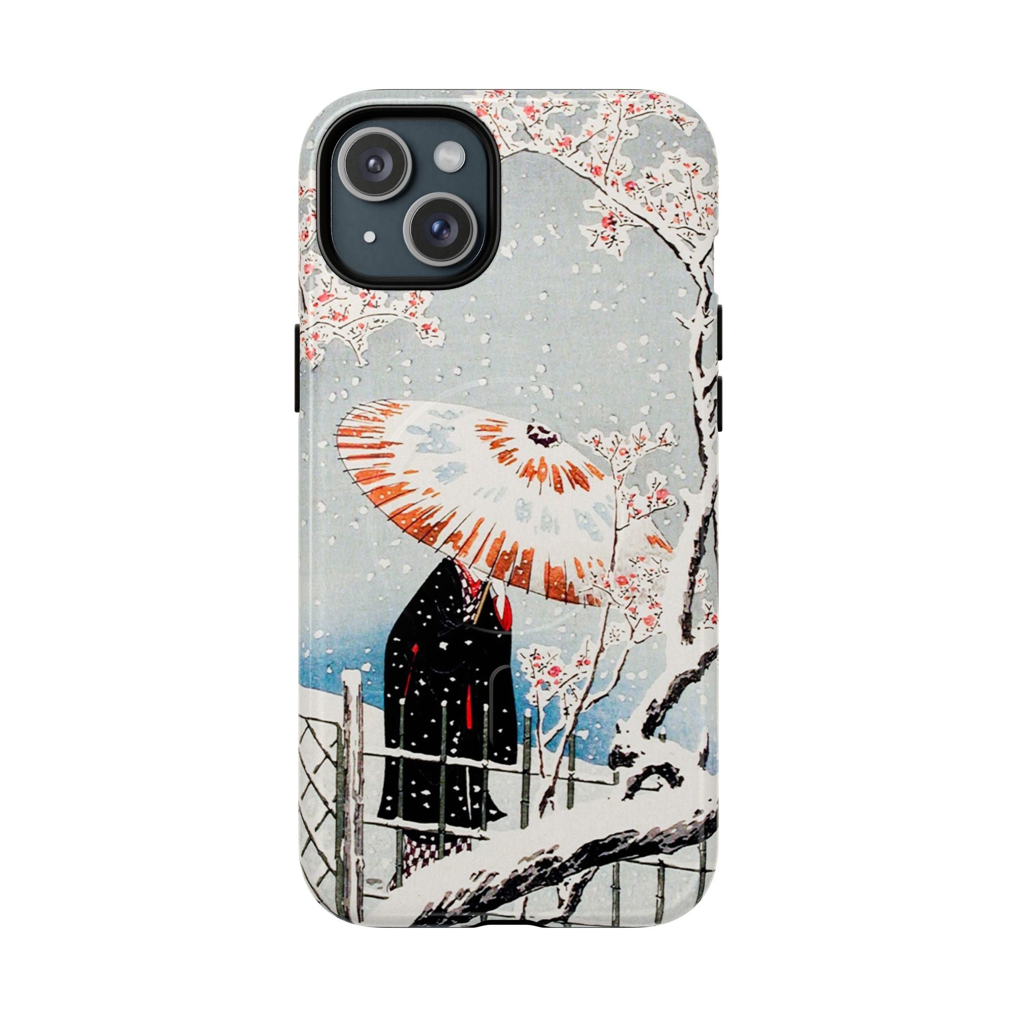 Plum Tree in Snow by Hiroaki Takahashi - Tough Magnetic Case