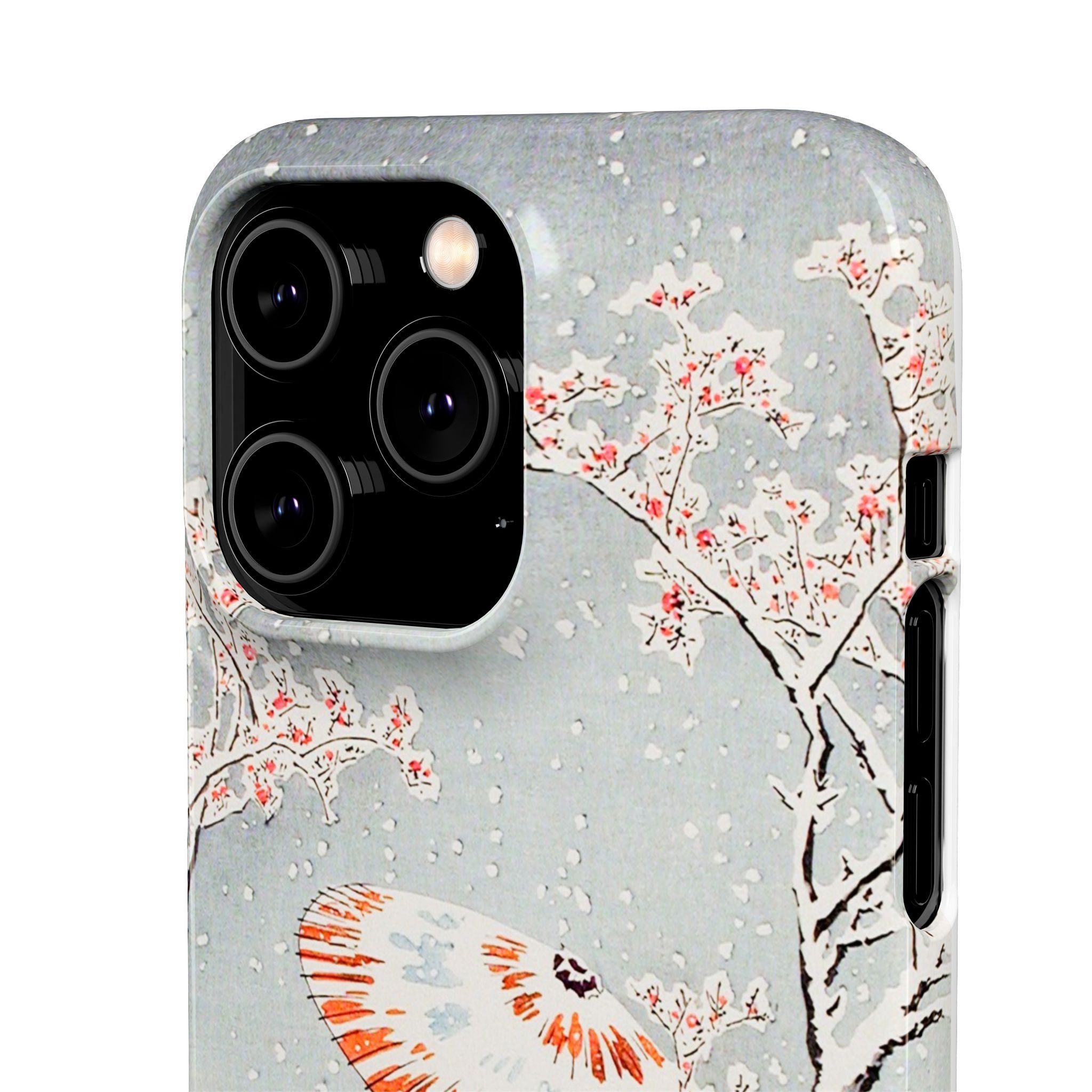 Plum Tree in Snow by Hiroaki Takahashi - Snap Case