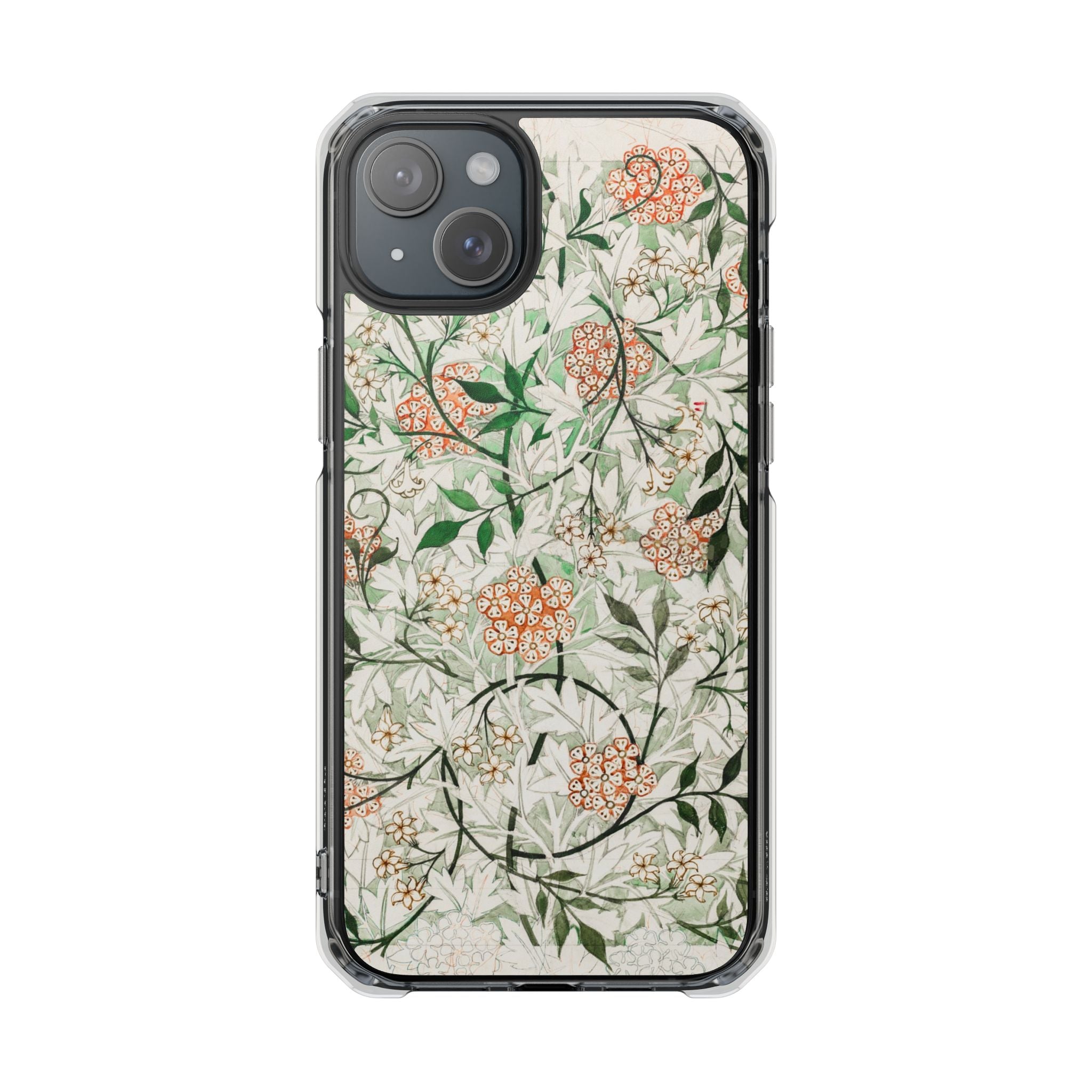 William Morris's (1834-1896) famous Jasmine pattern artwork - Magnetic Clear Impact Case