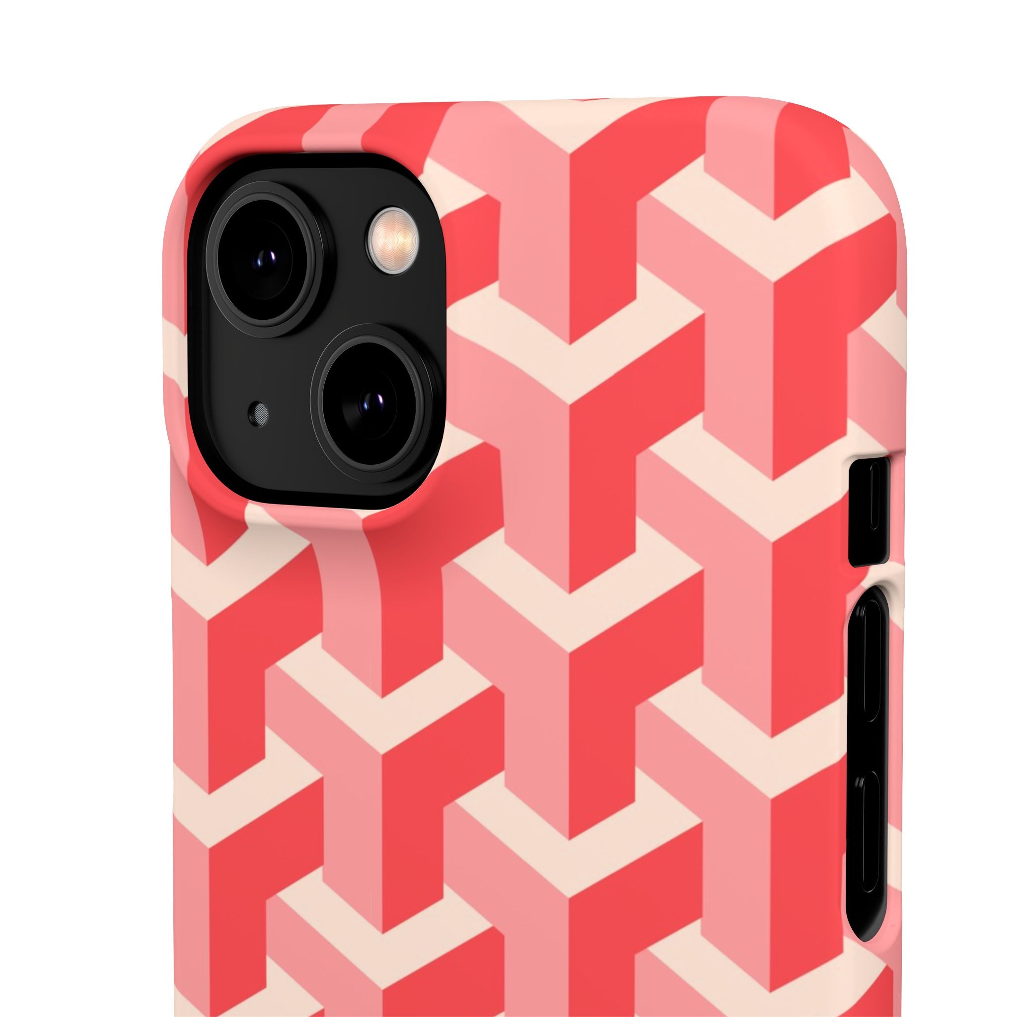 Pink Geo - Snap Case