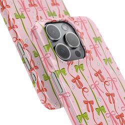 Image of Christmas Ribbon - Snap Case