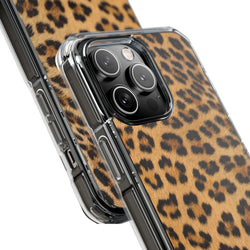 Image of Leopard - Magnetic Clear Impact Case