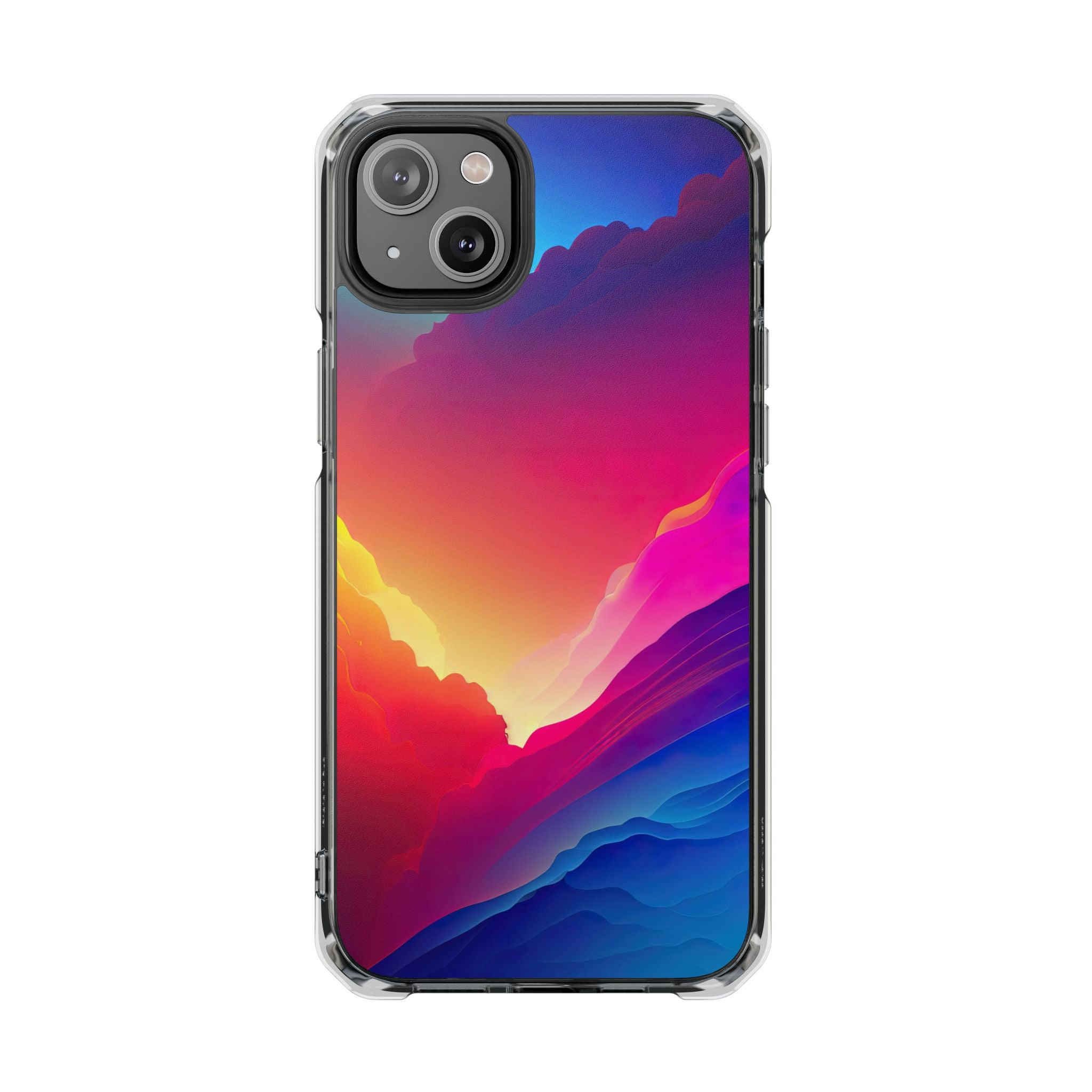 Rainbow Clouds - Magnetic Clear Impact Case