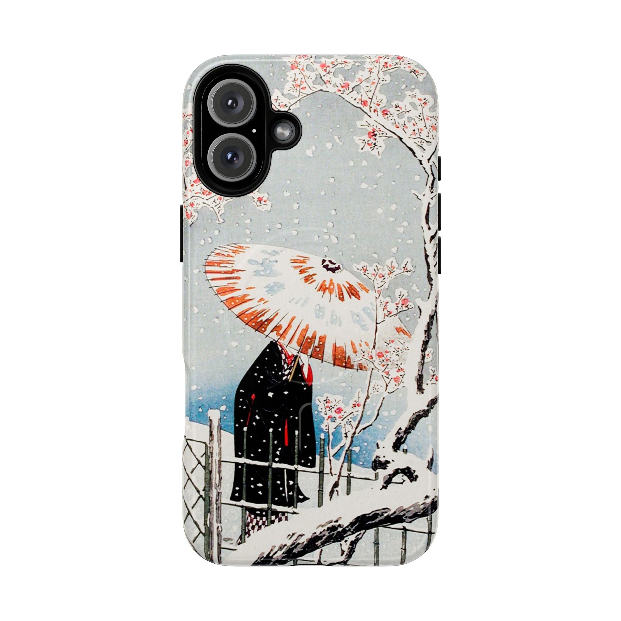 Plum Tree in Snow by Hiroaki Takahashi - Tough Magnetic Case