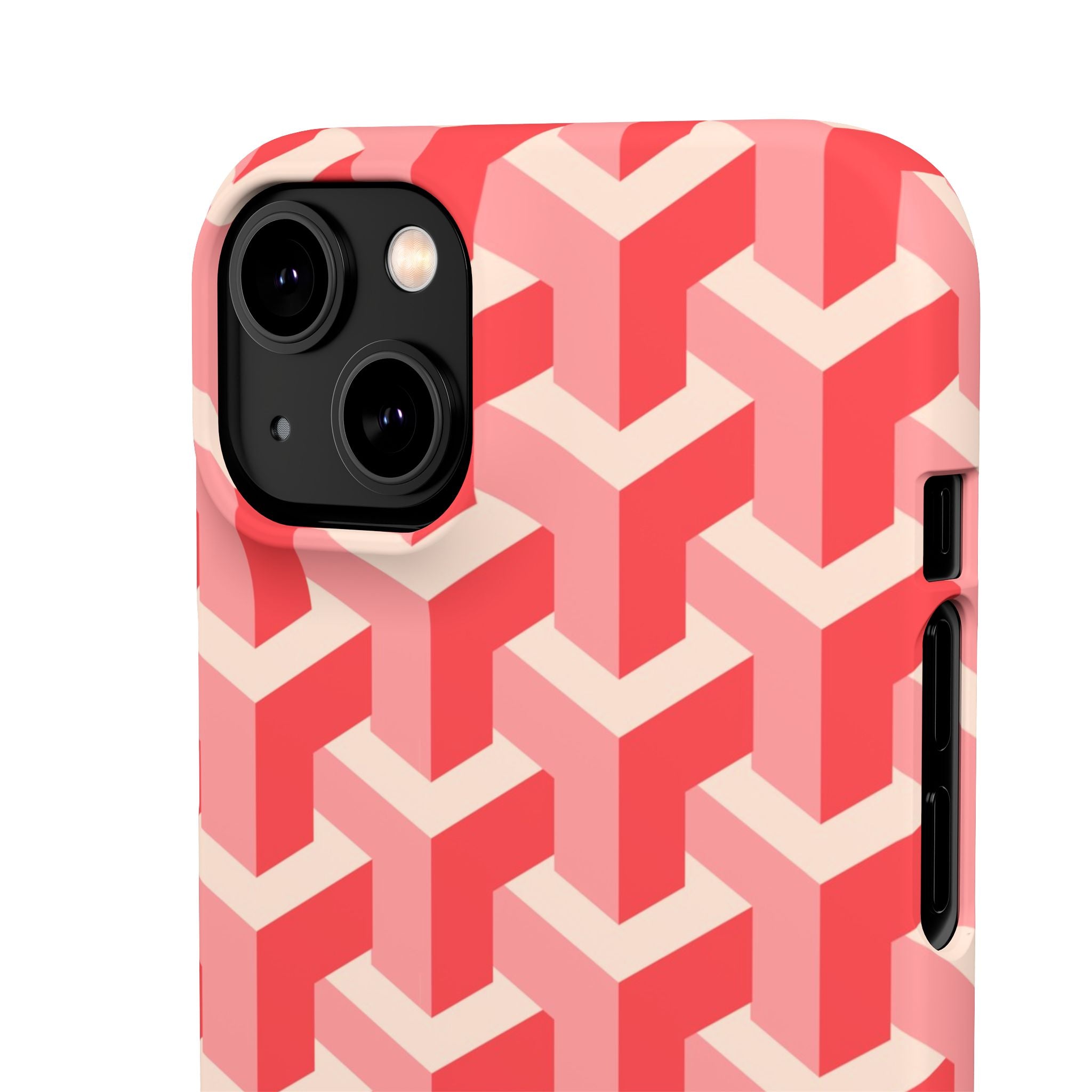 Pink Geo - Snap Case