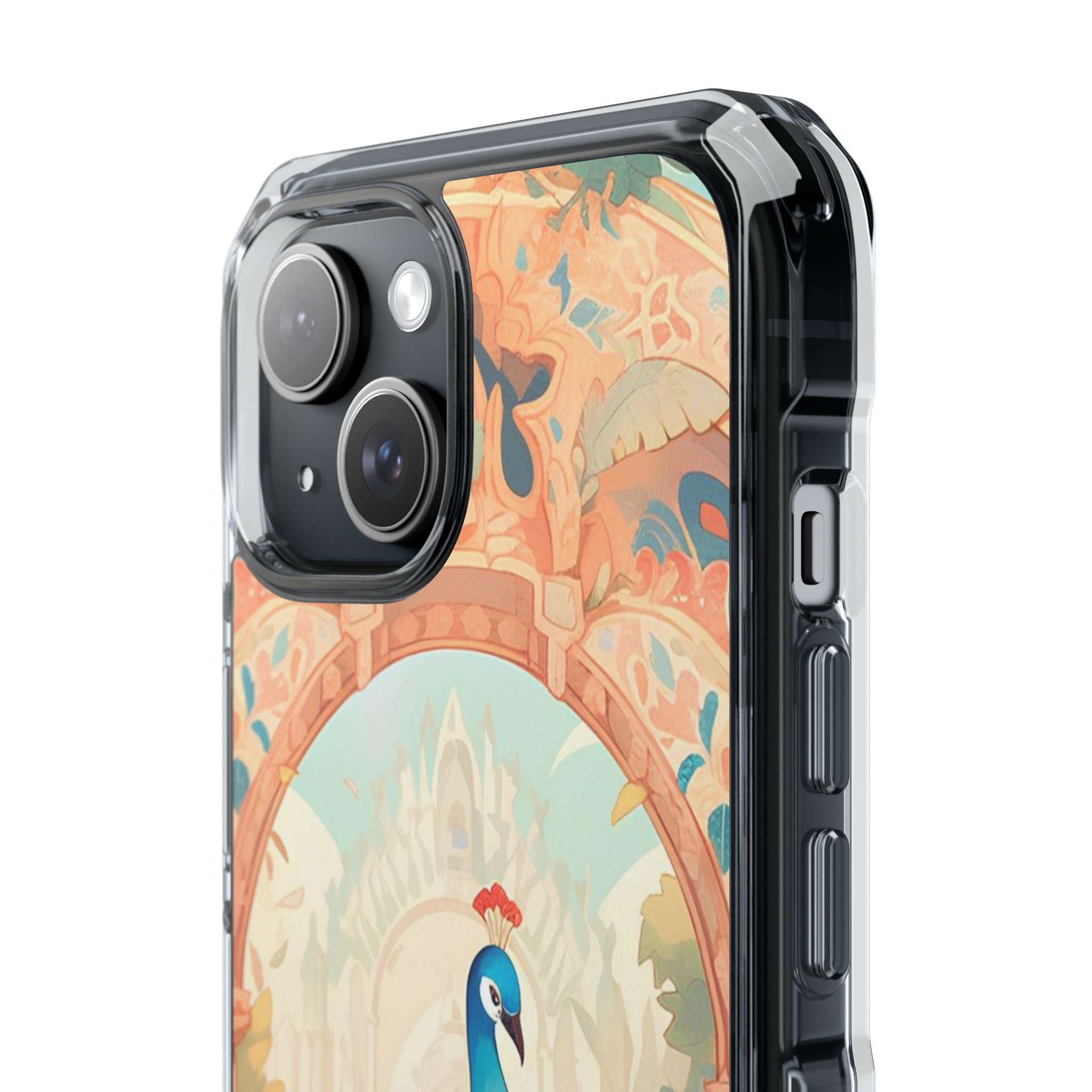 Peacock - Magnetic Clear Impact Case