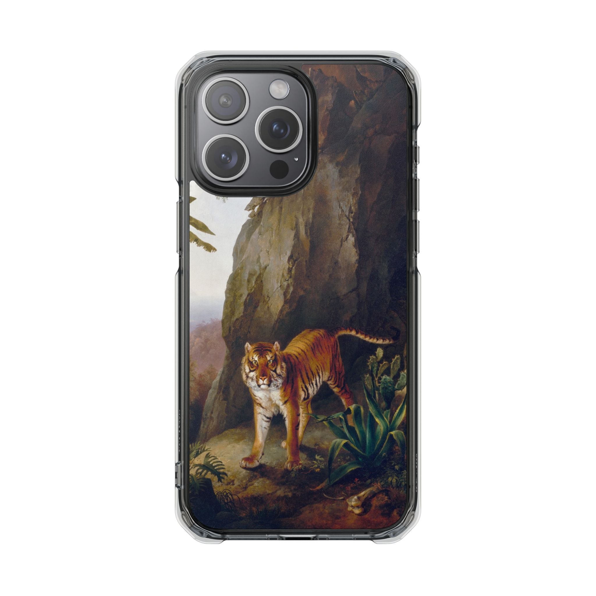 Tiger in a Cave (ca. 1814) - Magnetic Clear Impact Case