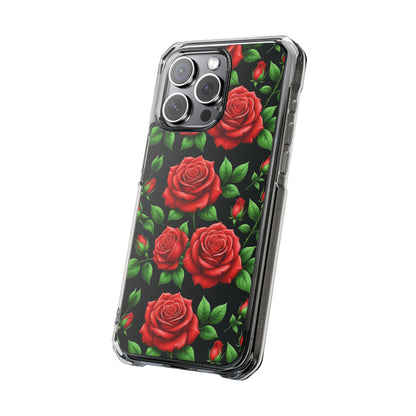 Roses are Red - Magnetic Clear Impact Case