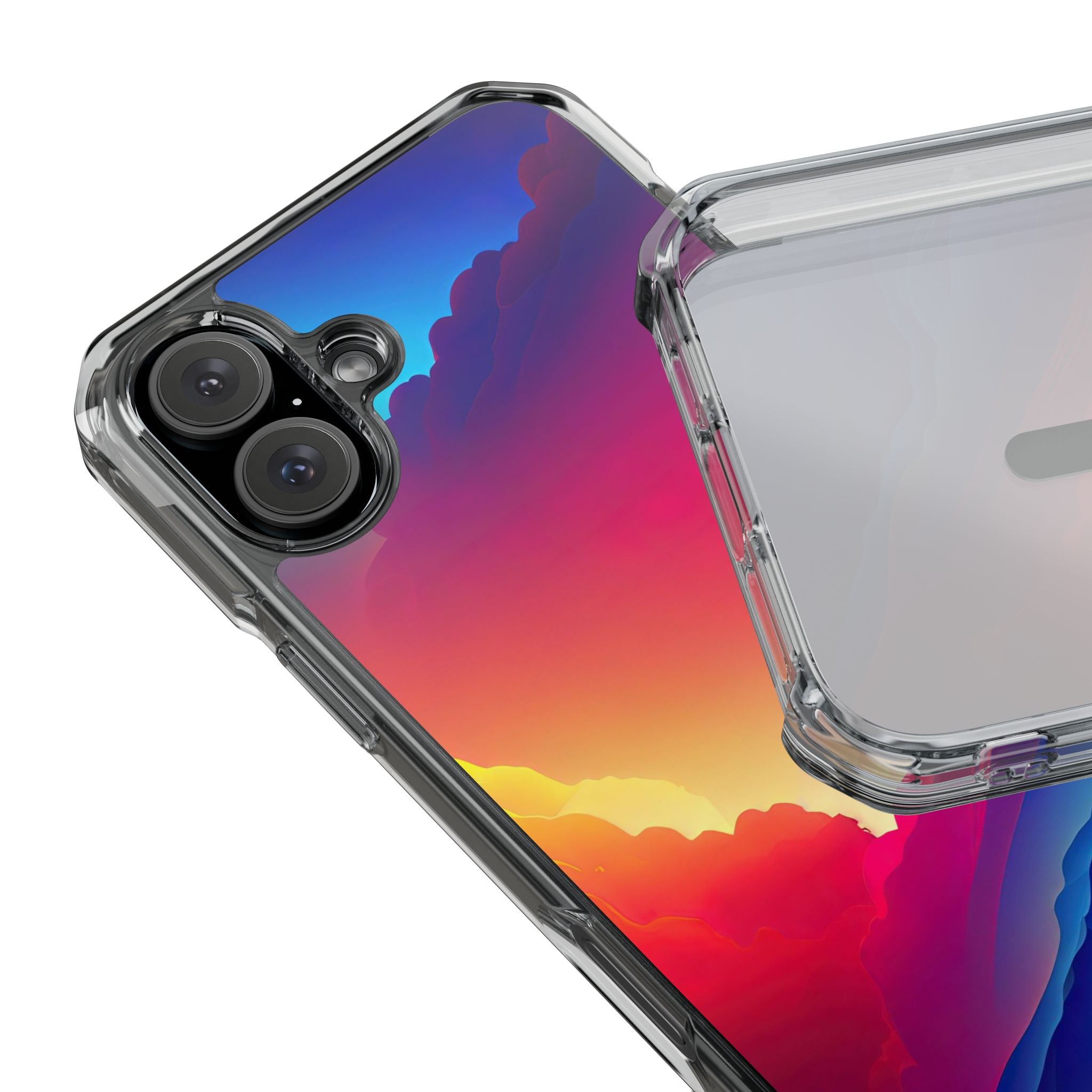 Rainbow Clouds - Magnetic Clear Impact Case