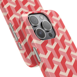 Image of Pink Geo - Snap Case