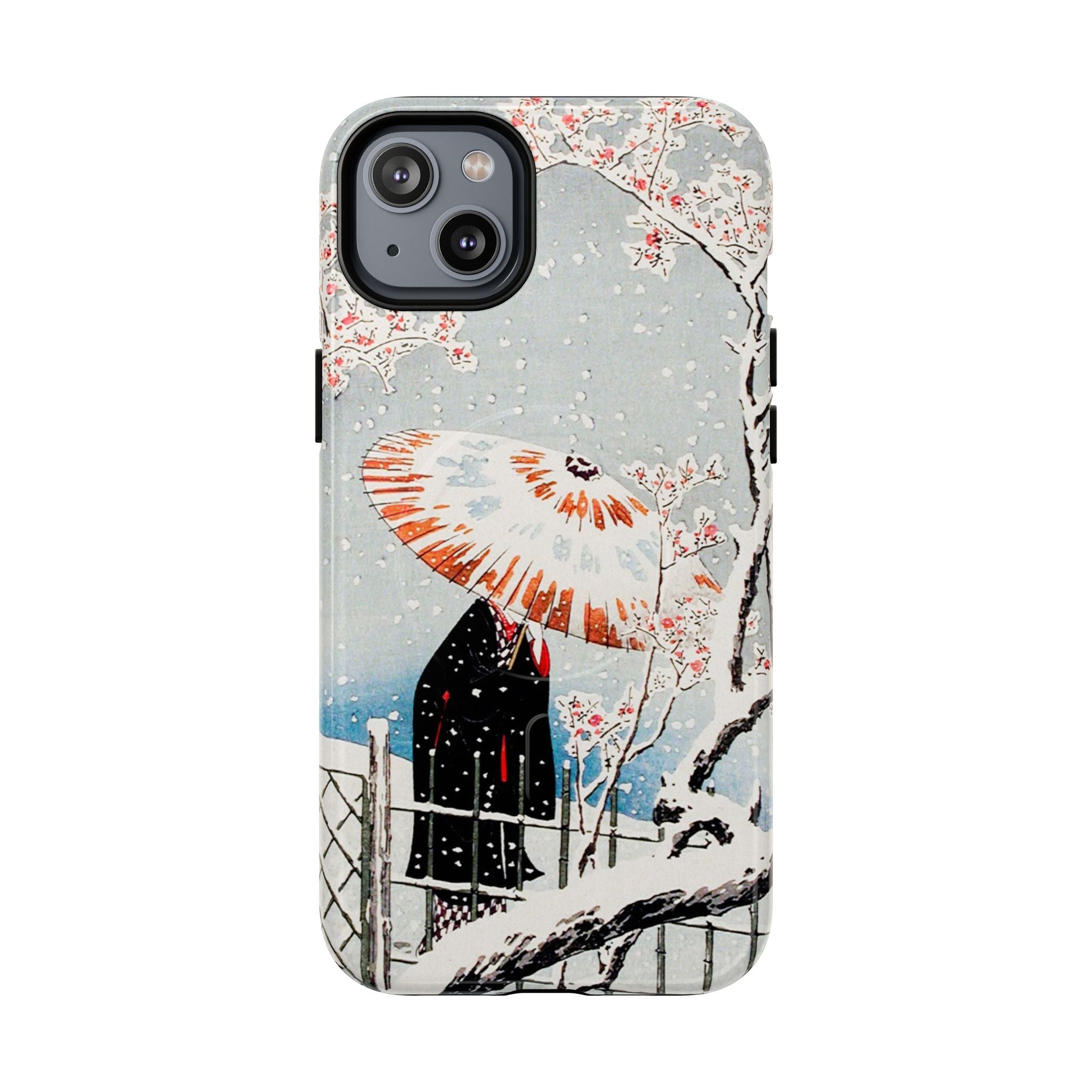 Plum Tree in Snow by Hiroaki Takahashi - Tough Magnetic Case