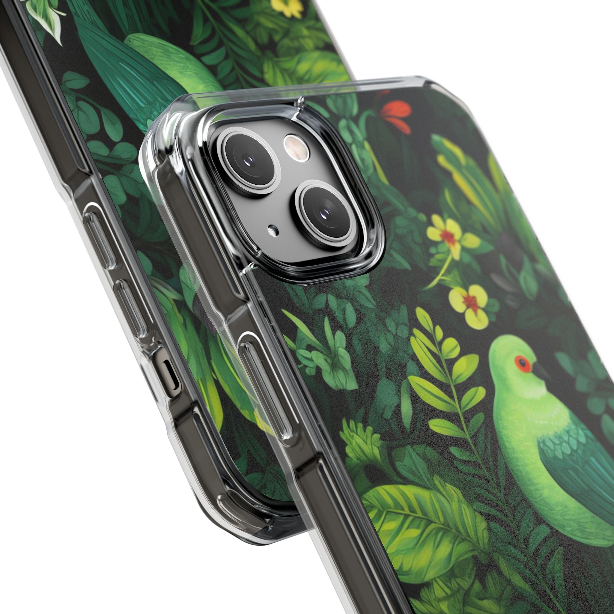 Bird of Green - Magnetic Clear Impact Case