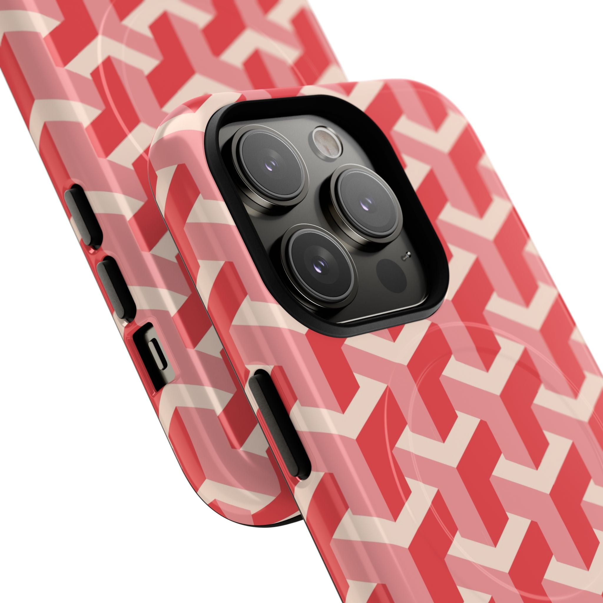 Pink Geo - Tough Magnetic Case