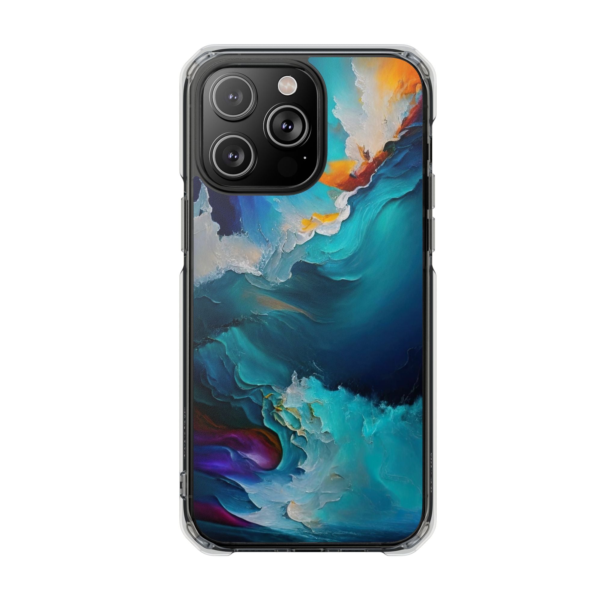 Brushstrokes - Magnetic Clear Impact Case