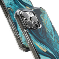 Image of Blue Marble - Magnetic Clear Impact Case