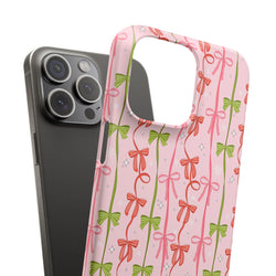 Image of Christmas Ribbon - Snap Case