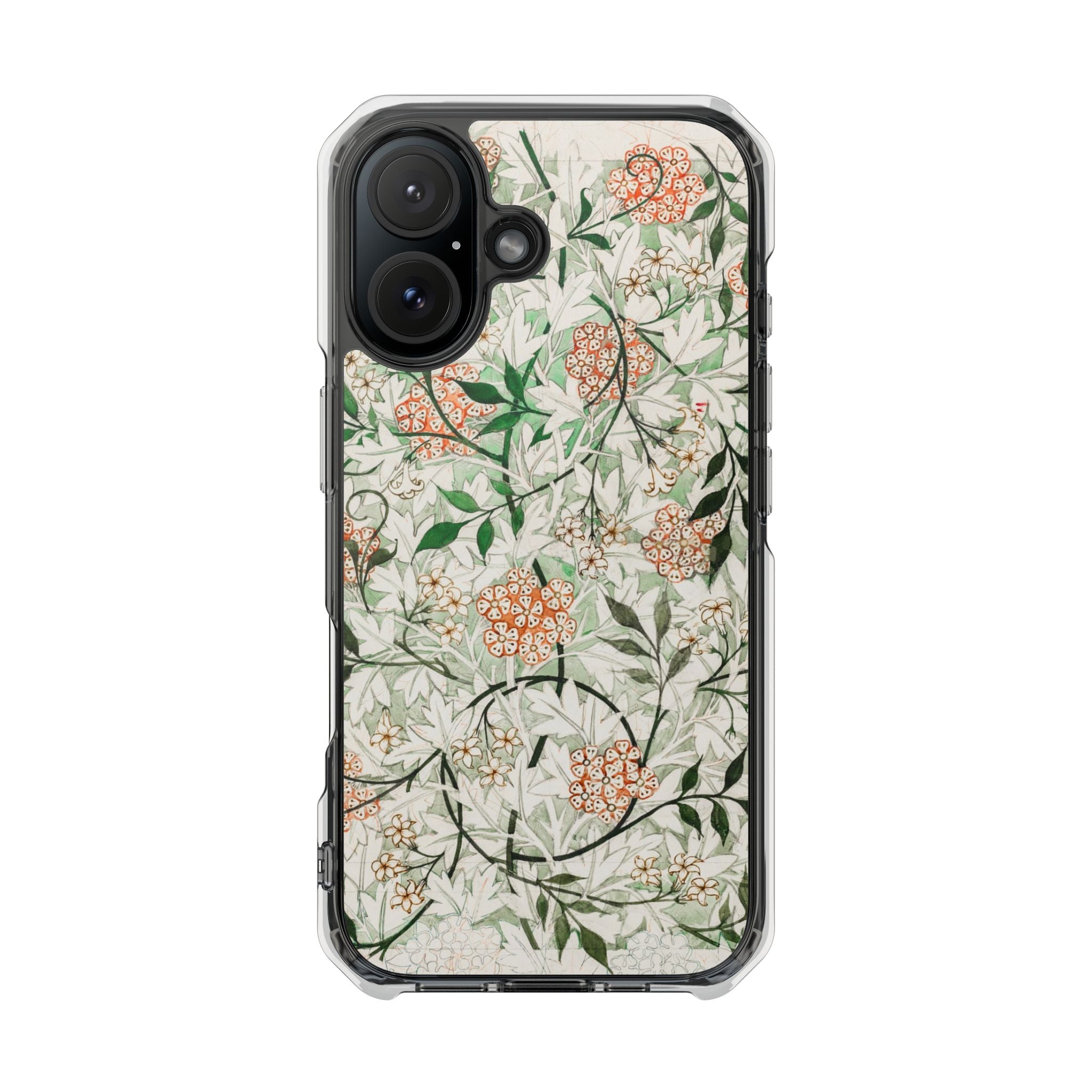 William Morris's (1834-1896) famous Jasmine pattern artwork - Magnetic Clear Impact Case