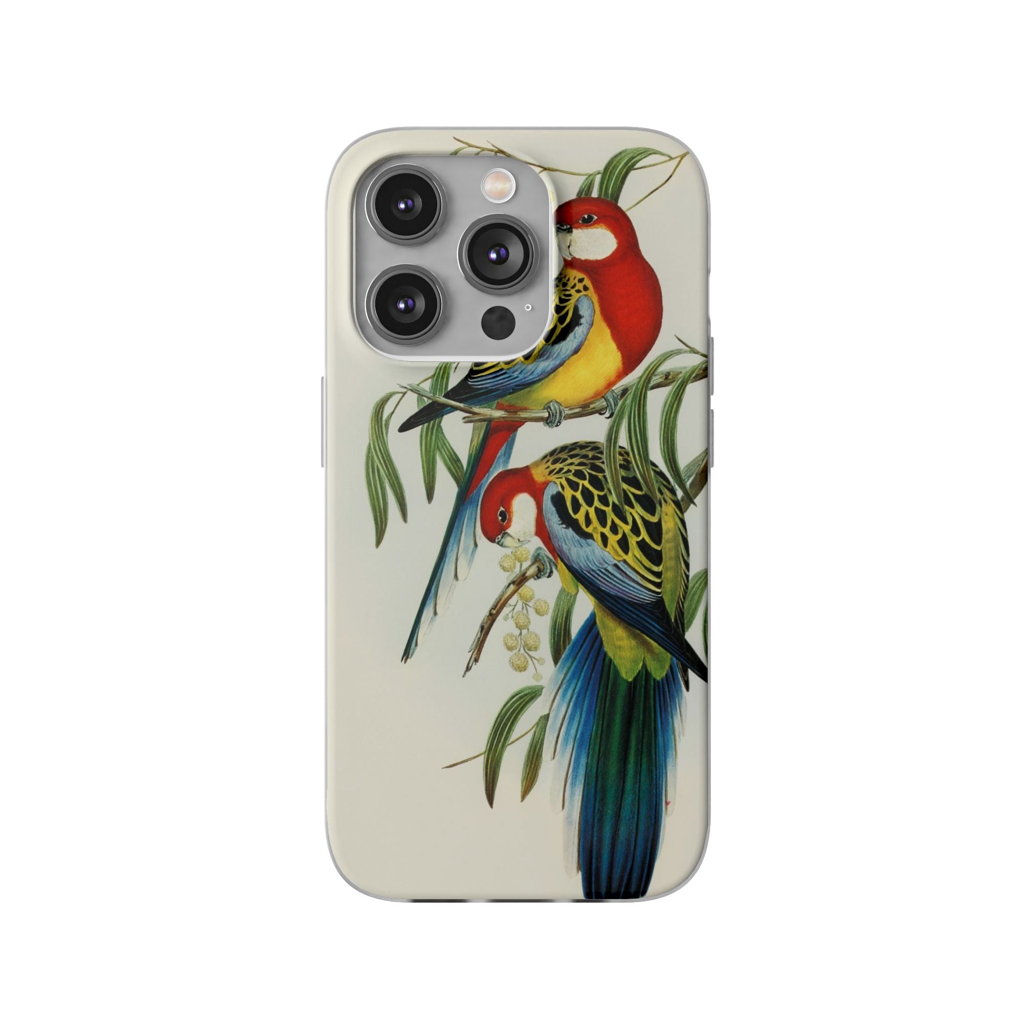 Rosehill Parakeet by Elizabeth Gould - Flexi Case