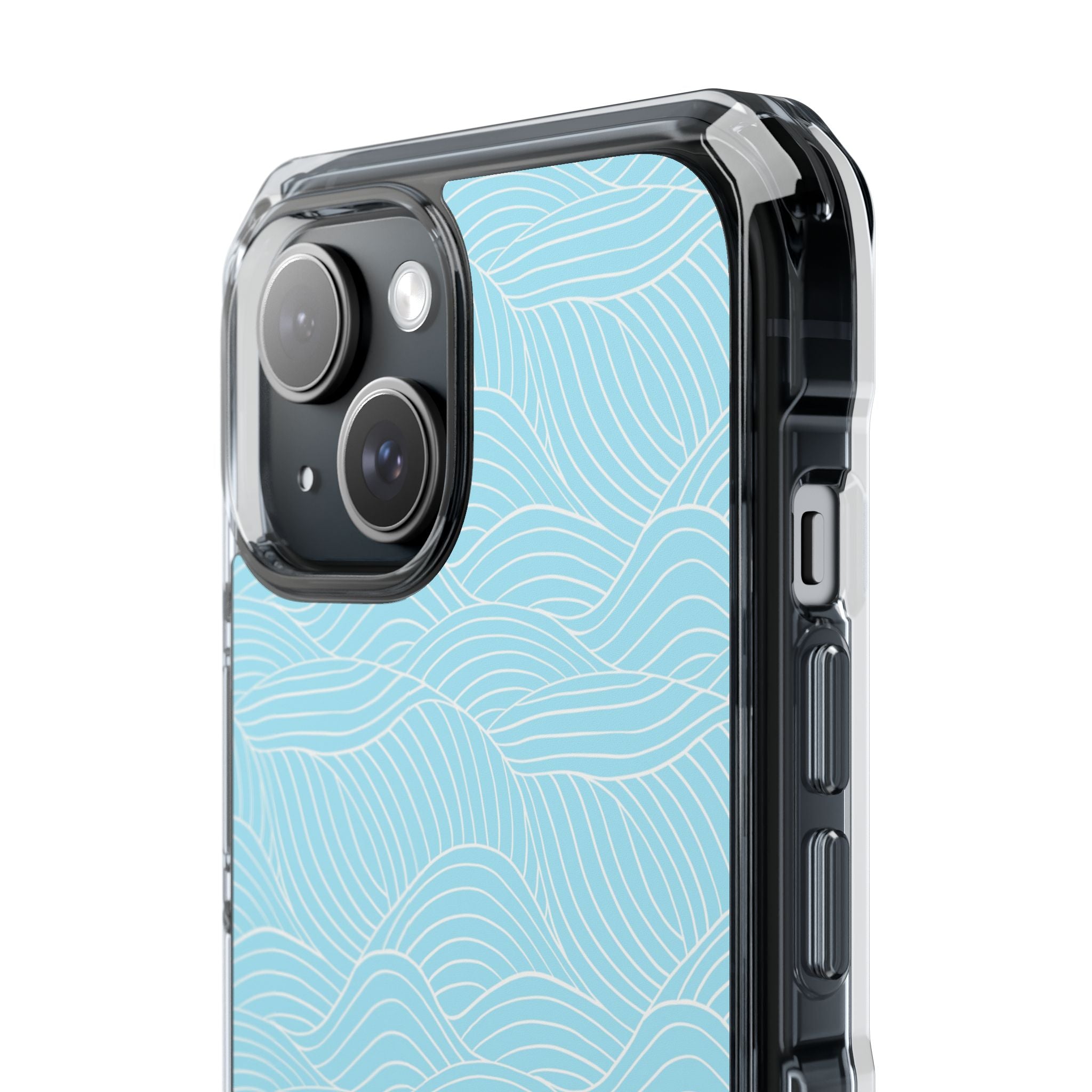 Ocean Lines - Magnetic Clear Impact Case