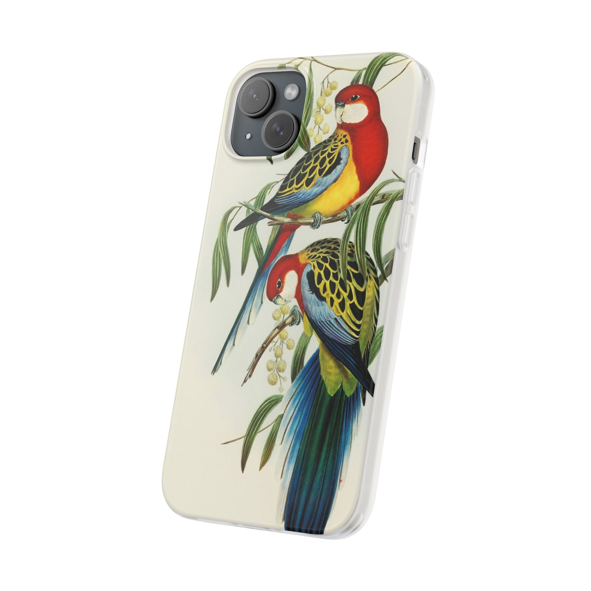 Rosehill Parakeet by Elizabeth Gould - Flexi Case