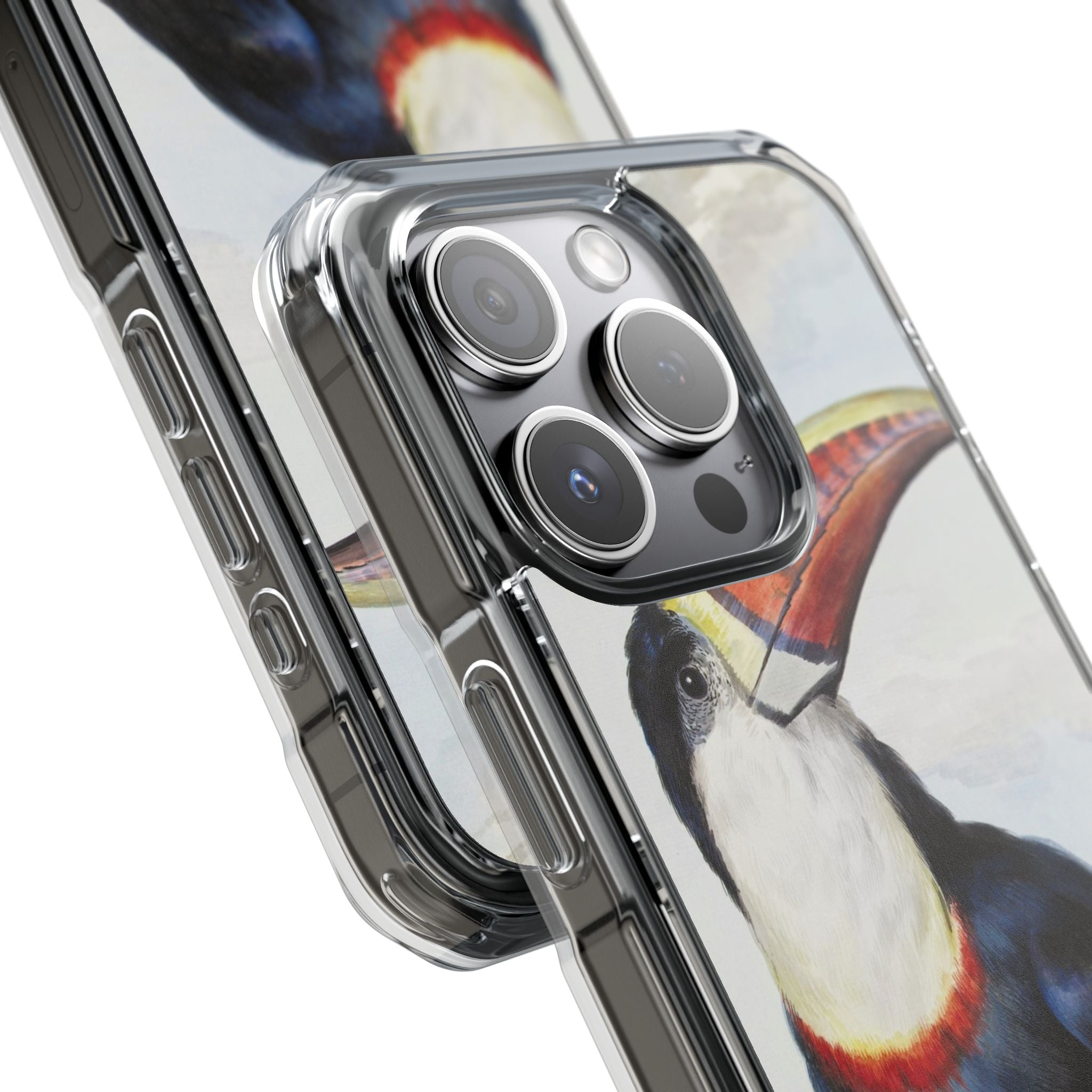 Red-billed Toucan (1748) - Magnetic Clear Impact Case