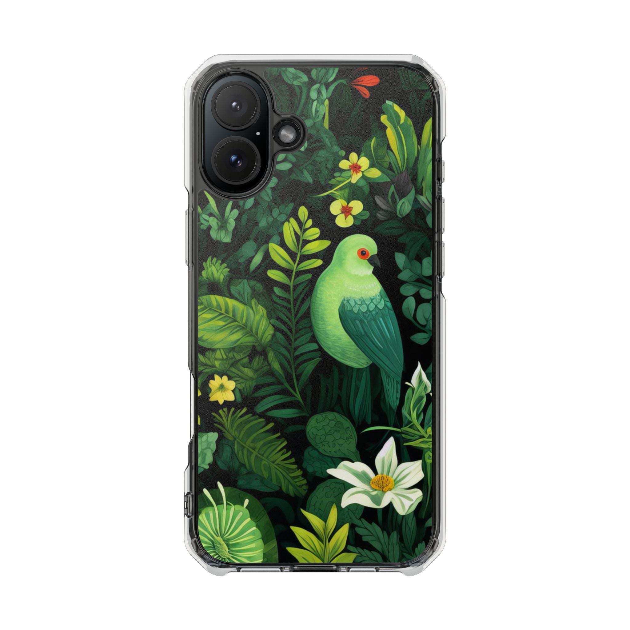 Bird of Green - Magnetic Clear Impact Case