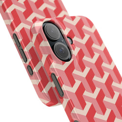 Image of Pink Geo - Snap Case