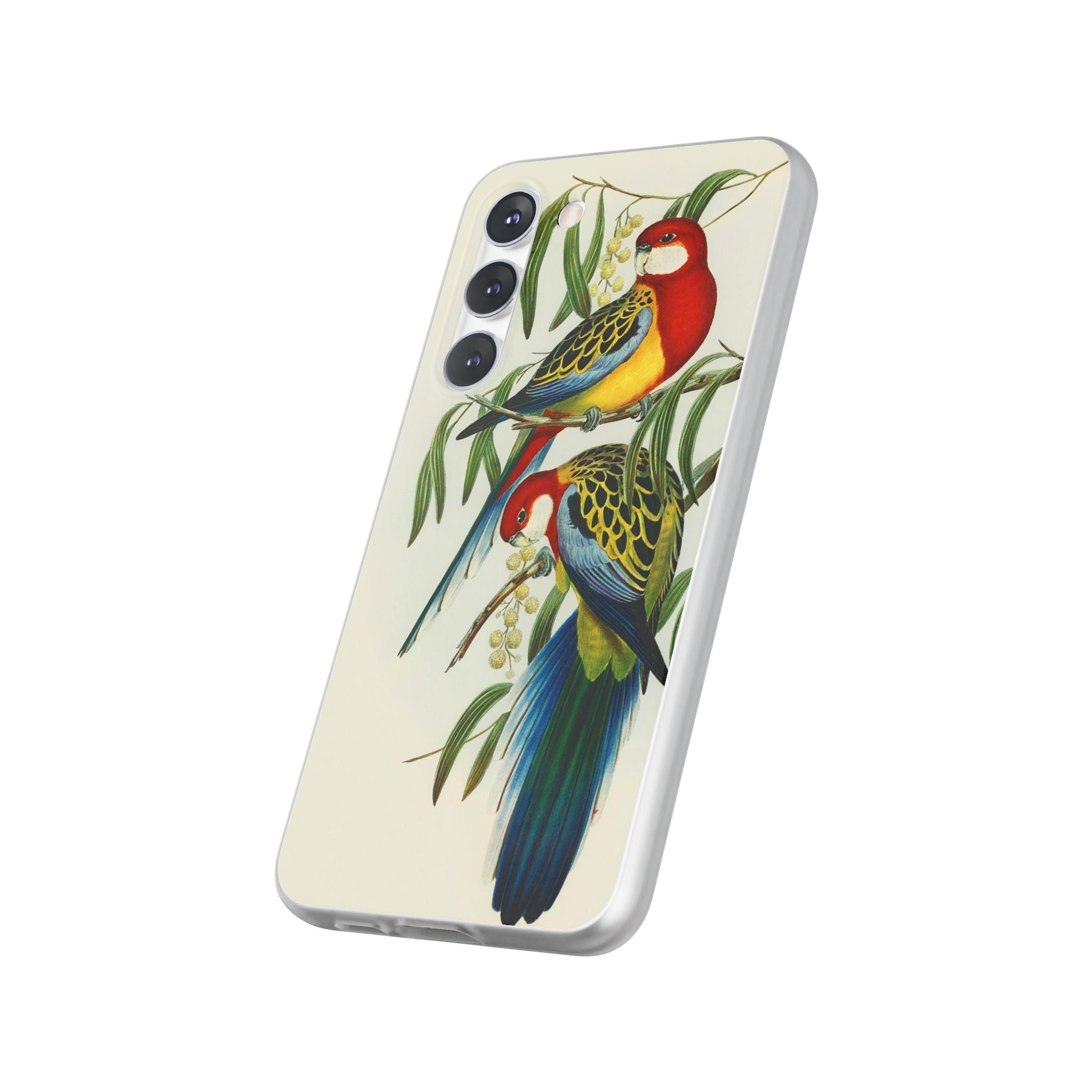 Rosehill Parakeet by Elizabeth Gould - Flexi Case