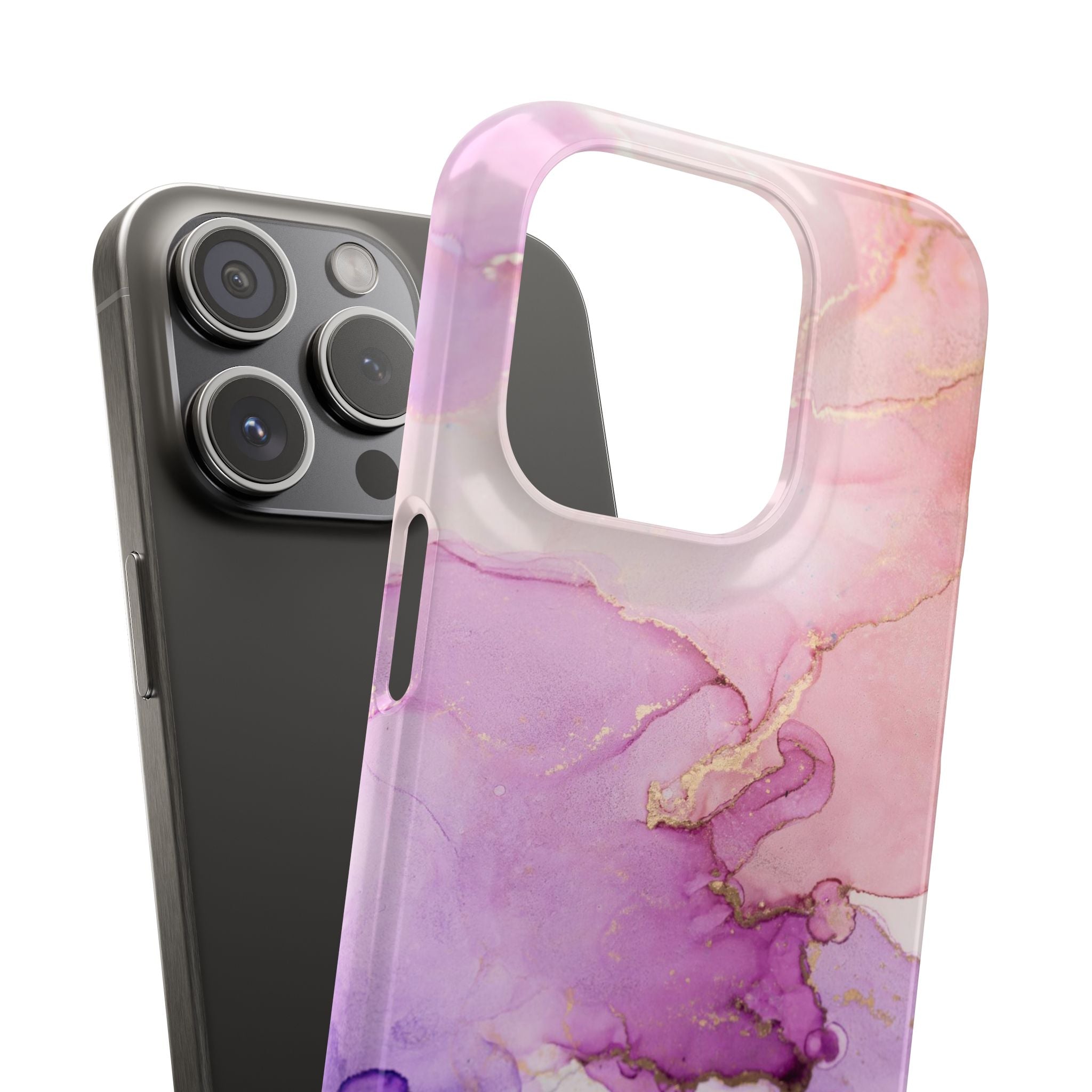 Pink Marble - Snap Case