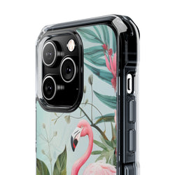 Image of Flamingo - Magnetic Clear Impact Case