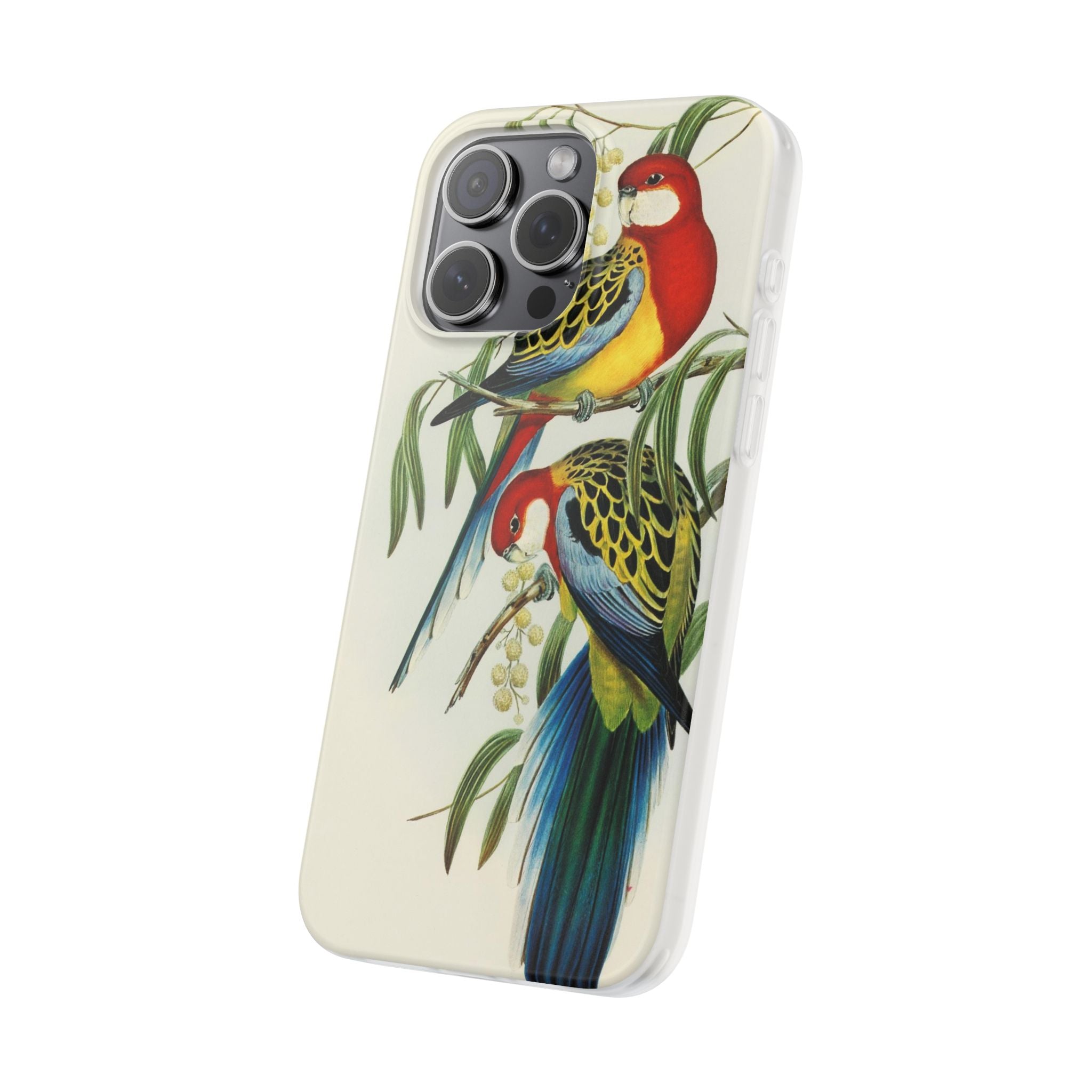 Rosehill Parakeet by Elizabeth Gould - Flexi Case