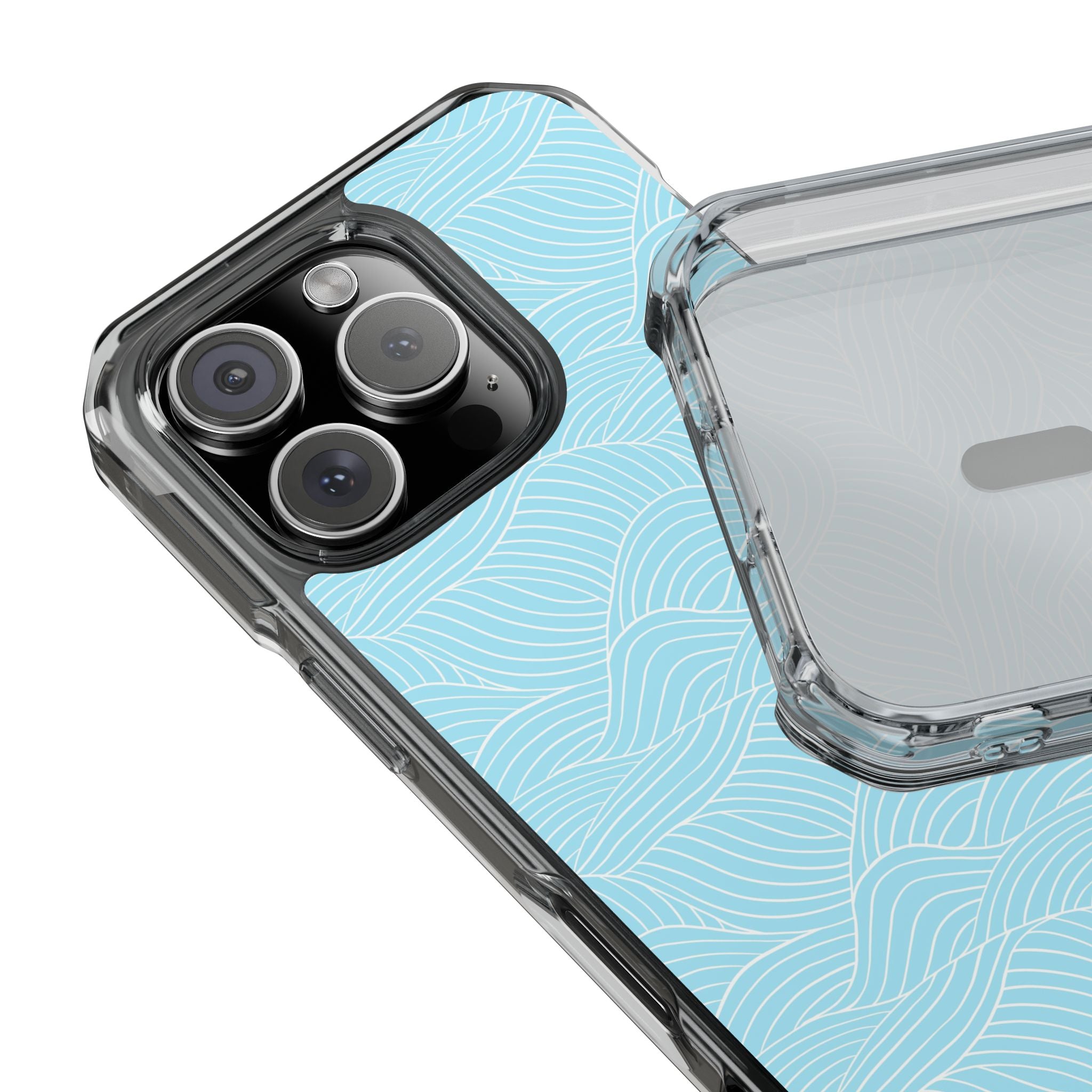 Ocean Lines - Magnetic Clear Impact Case