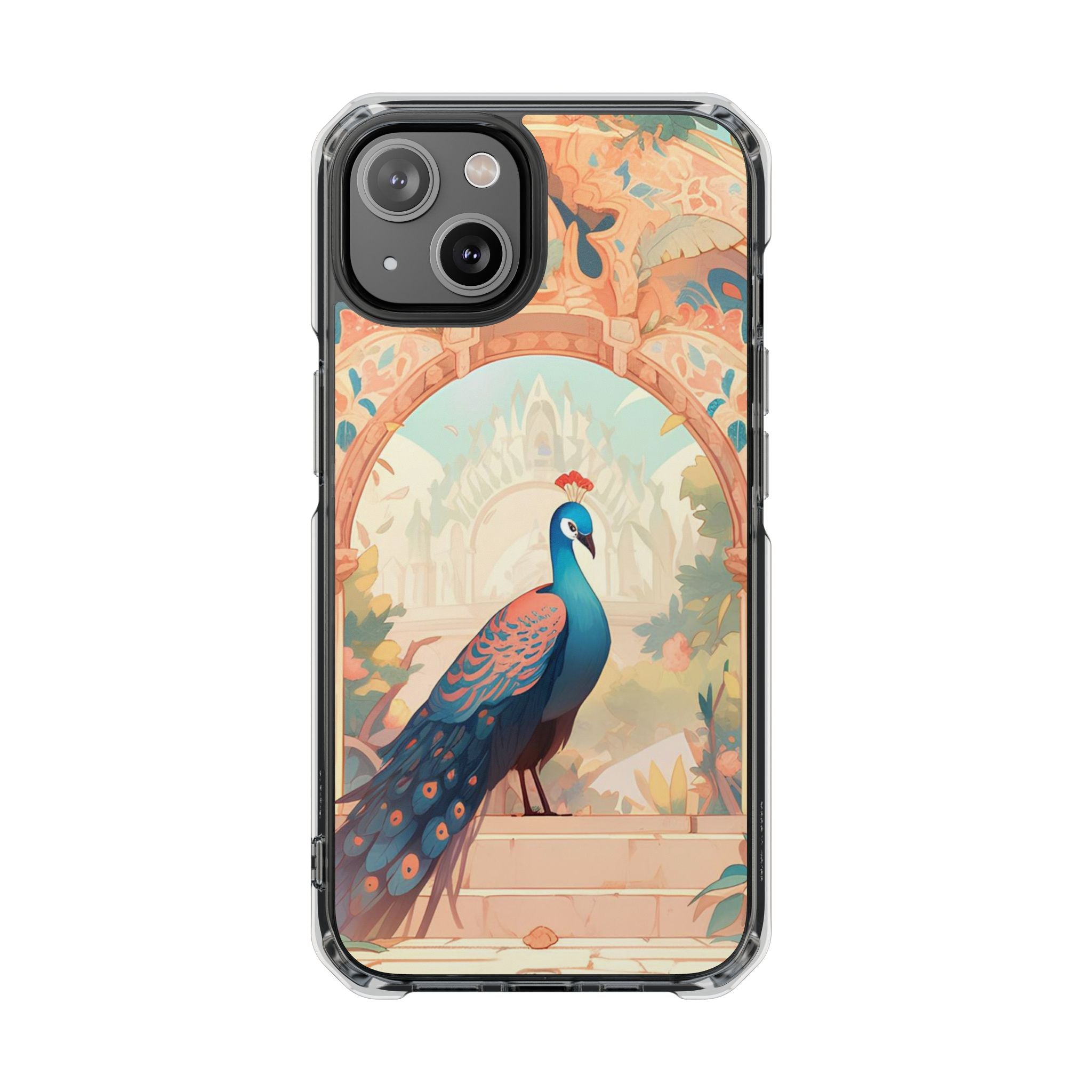 Peacock - Magnetic Clear Impact Case