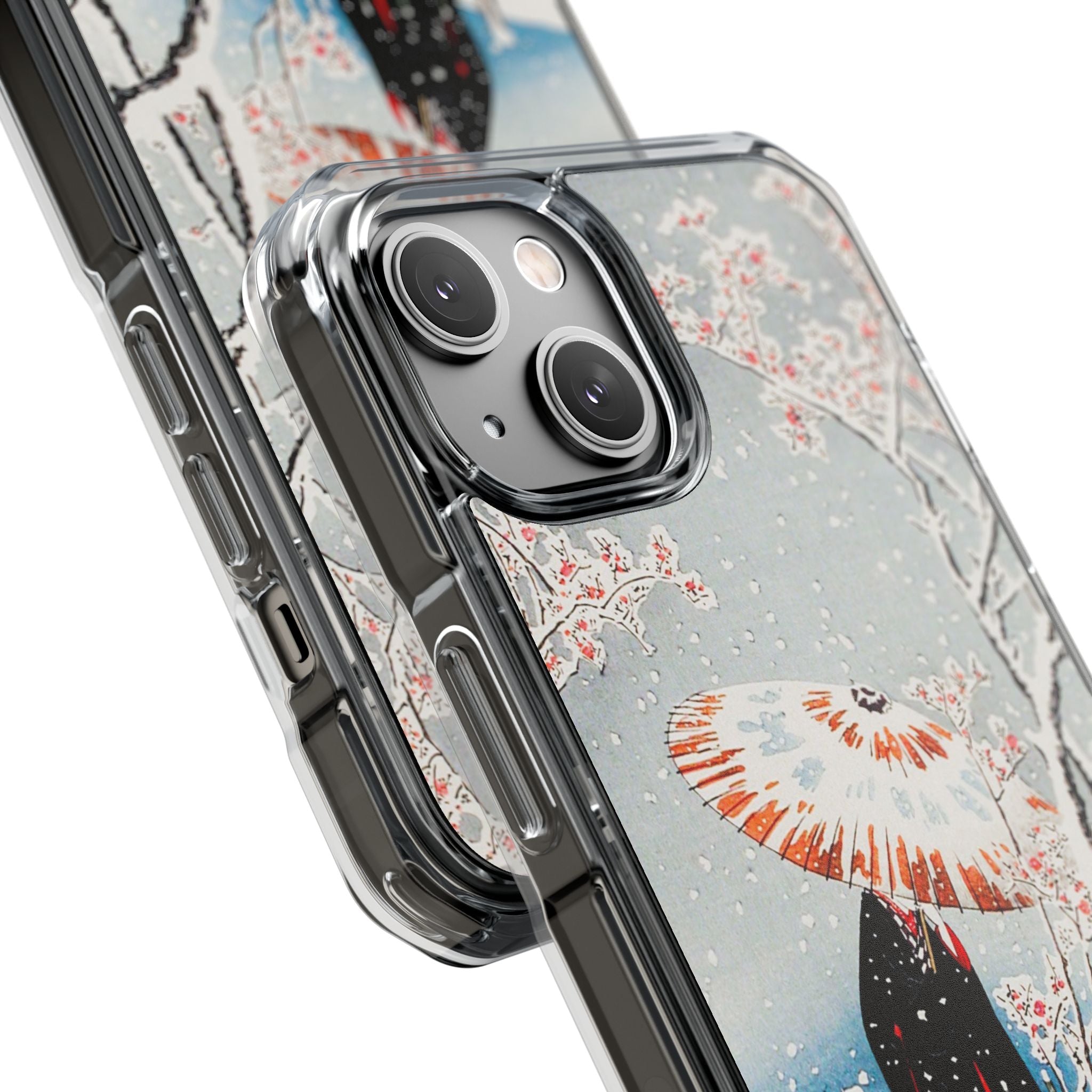 Plum Tree in Snow by Hiroaki Takahashi - Magnetic Clear Impact Case