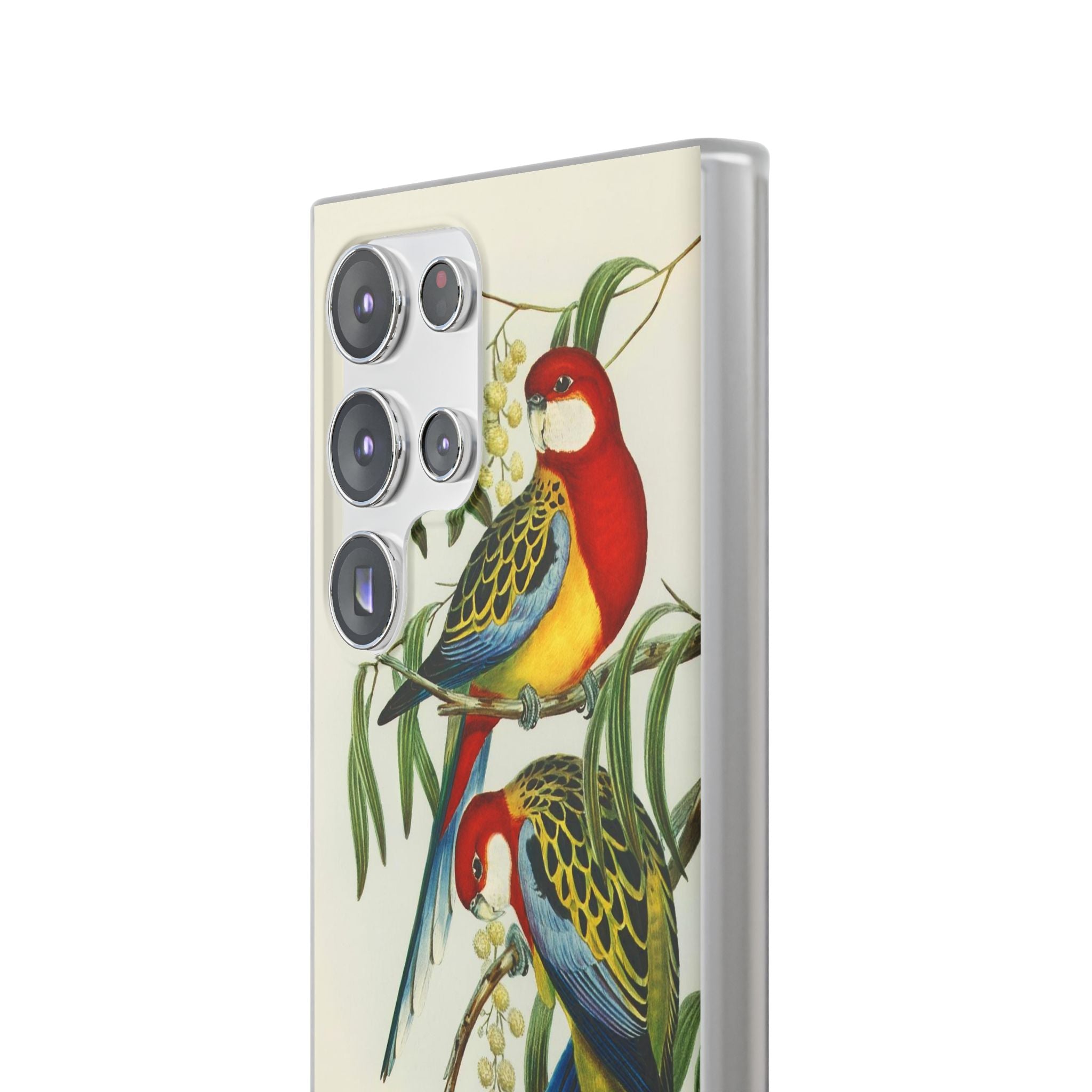 Rosehill Parakeet by Elizabeth Gould - Flexi Case