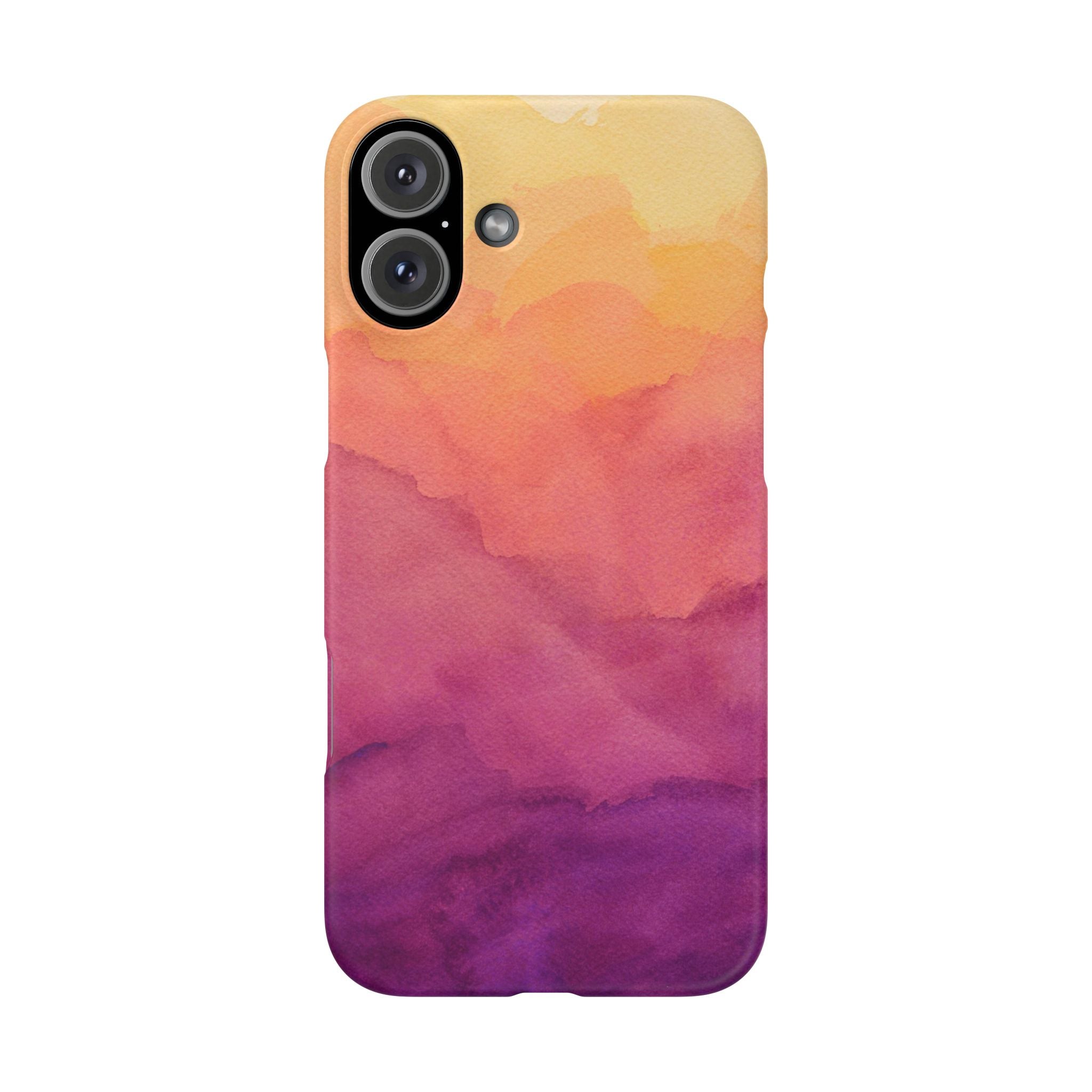 Watercolour Sunrise - Snap Case