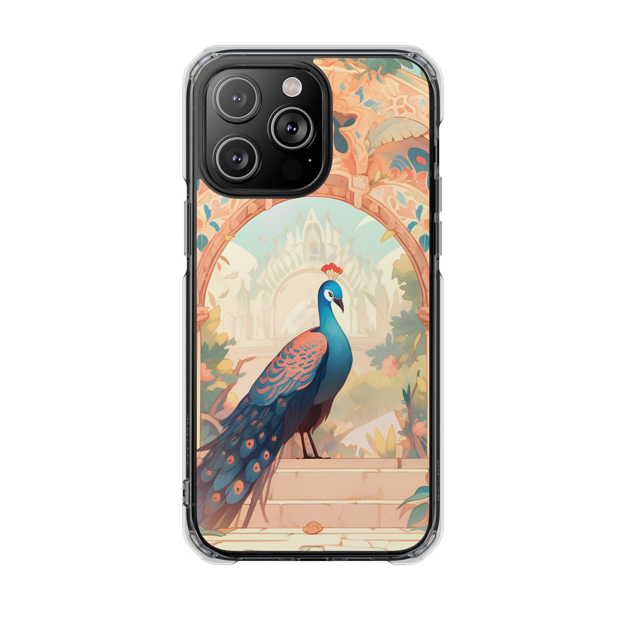 Peacock - Magnetic Clear Impact Case