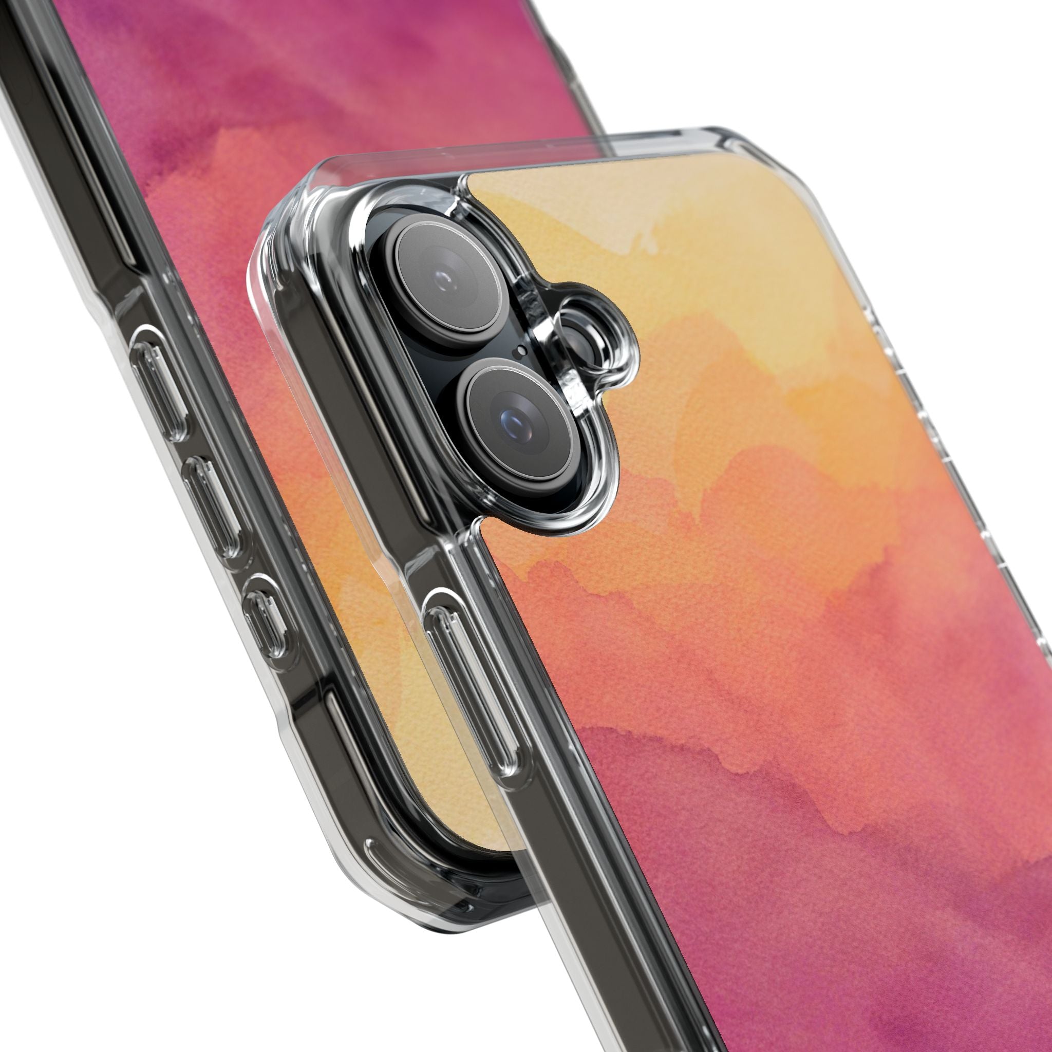 Watercolour Sunrise - Magnetic Clear Impact Case