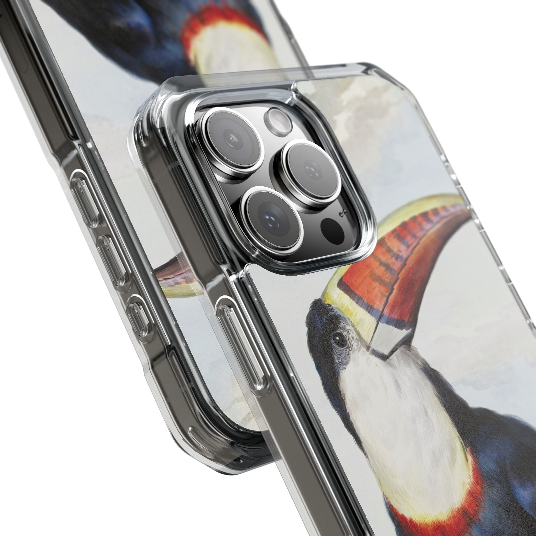 Red-billed Toucan (1748) - Magnetic Clear Impact Case