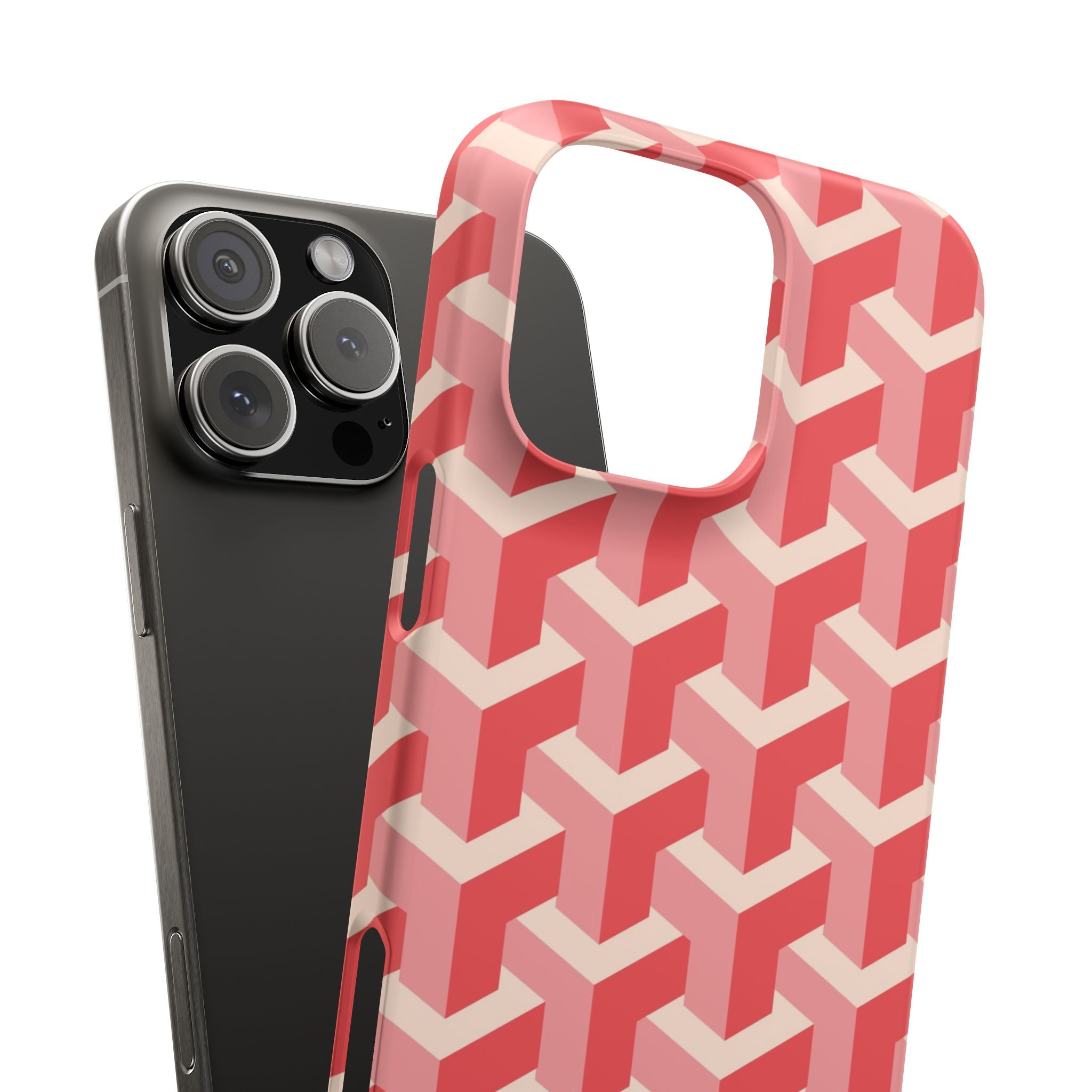 Pink Geo - Snap Case