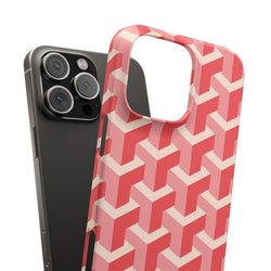 Image of Pink Geo - Snap Case