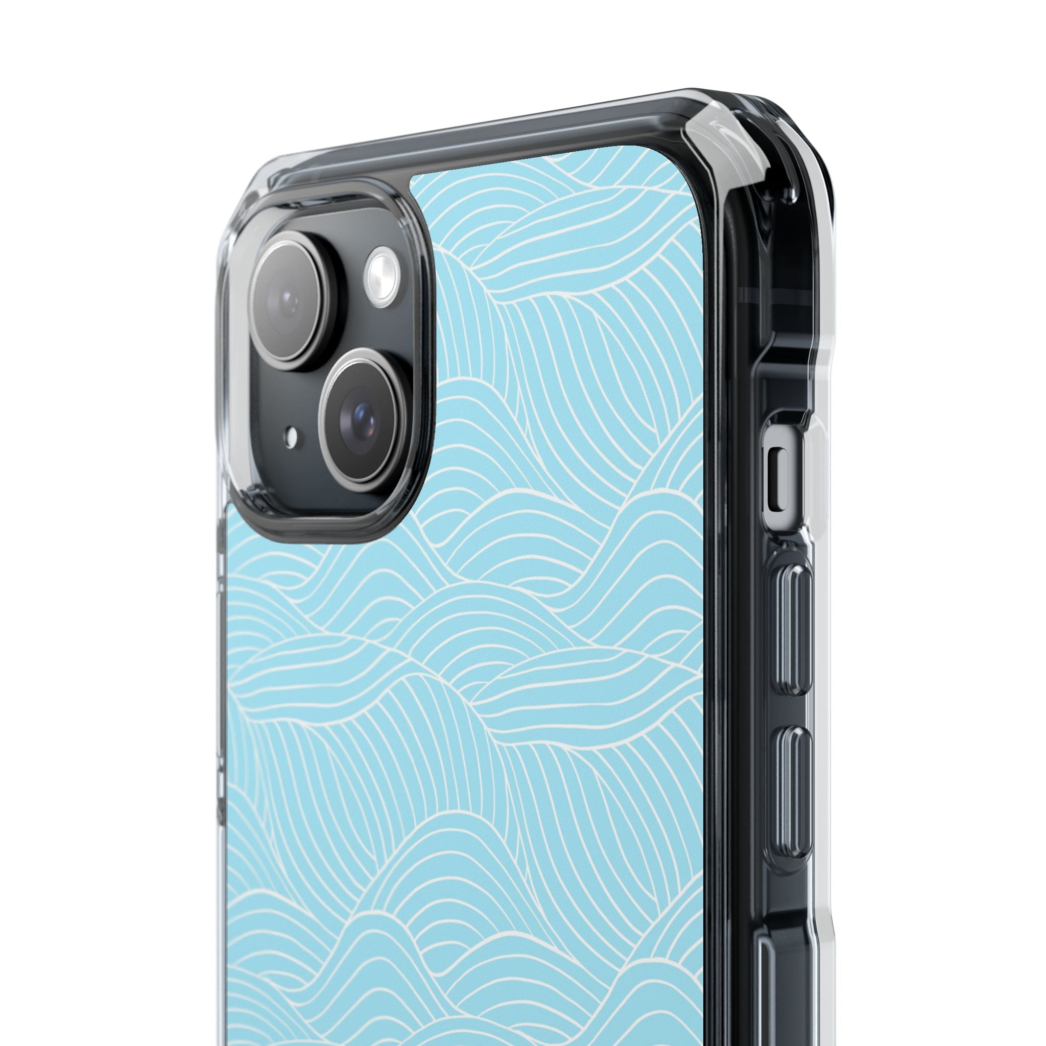 Ocean Lines - Magnetic Clear Impact Case