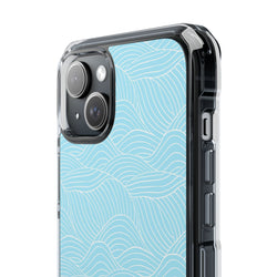 Image of Ocean Lines - Magnetic Clear Impact Case