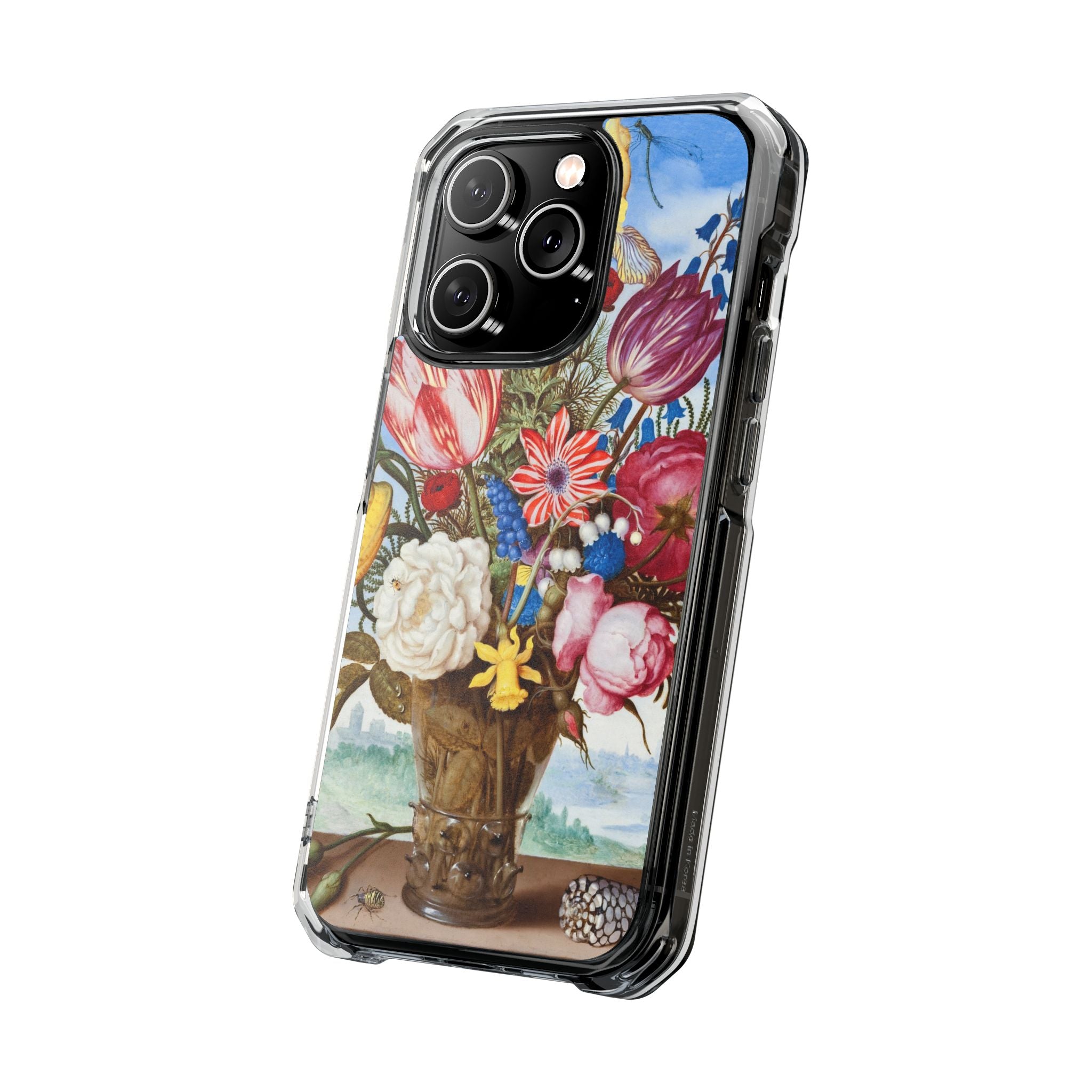 Bouquet of Flowers by Ambrosius Bosschaert - Magnetic Clear Impact Case