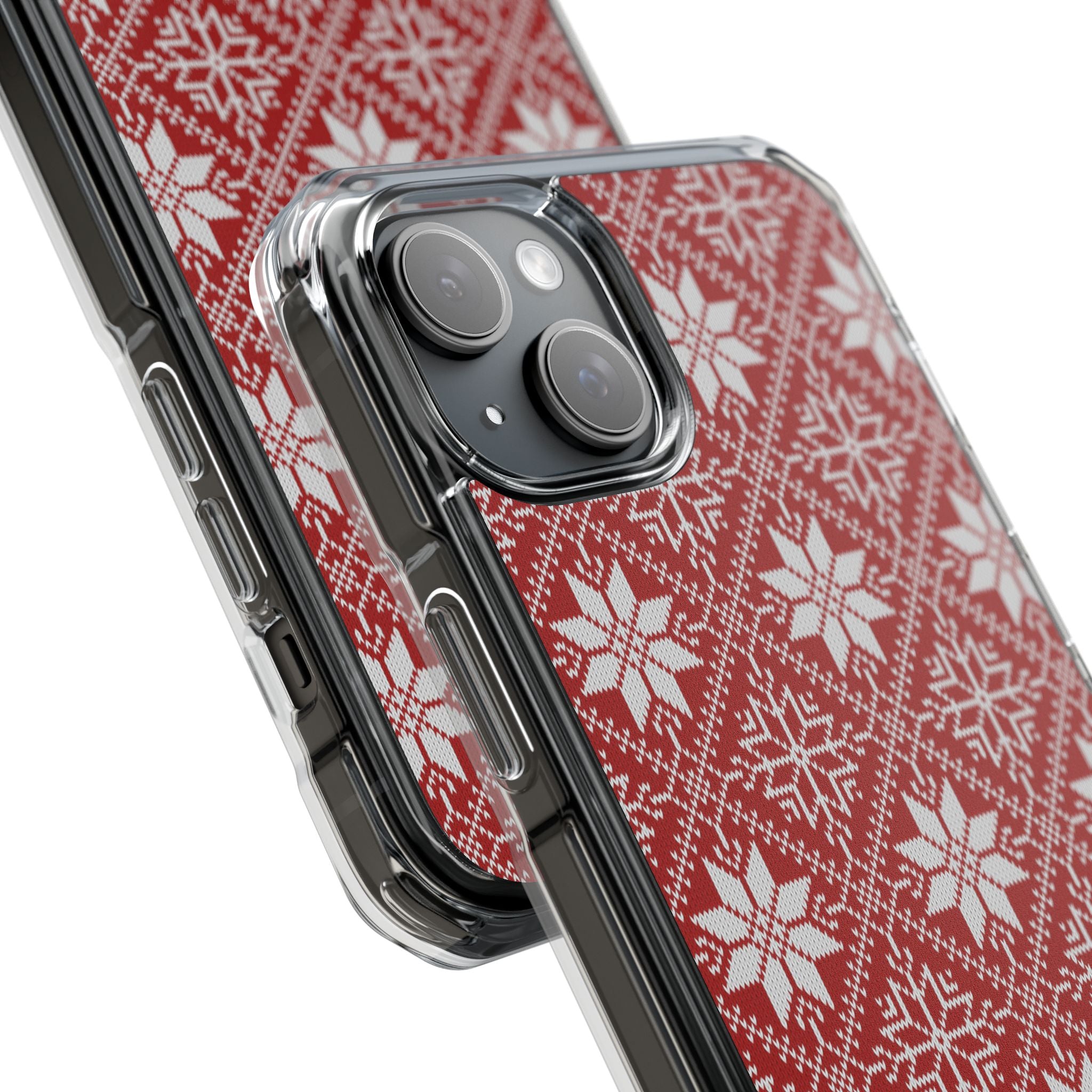 Snow Flake - Magnetic Clear Impact Case