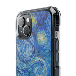 Image of Vincent Van Gogh's The Starry Night - Magnetic Clear Impact Case