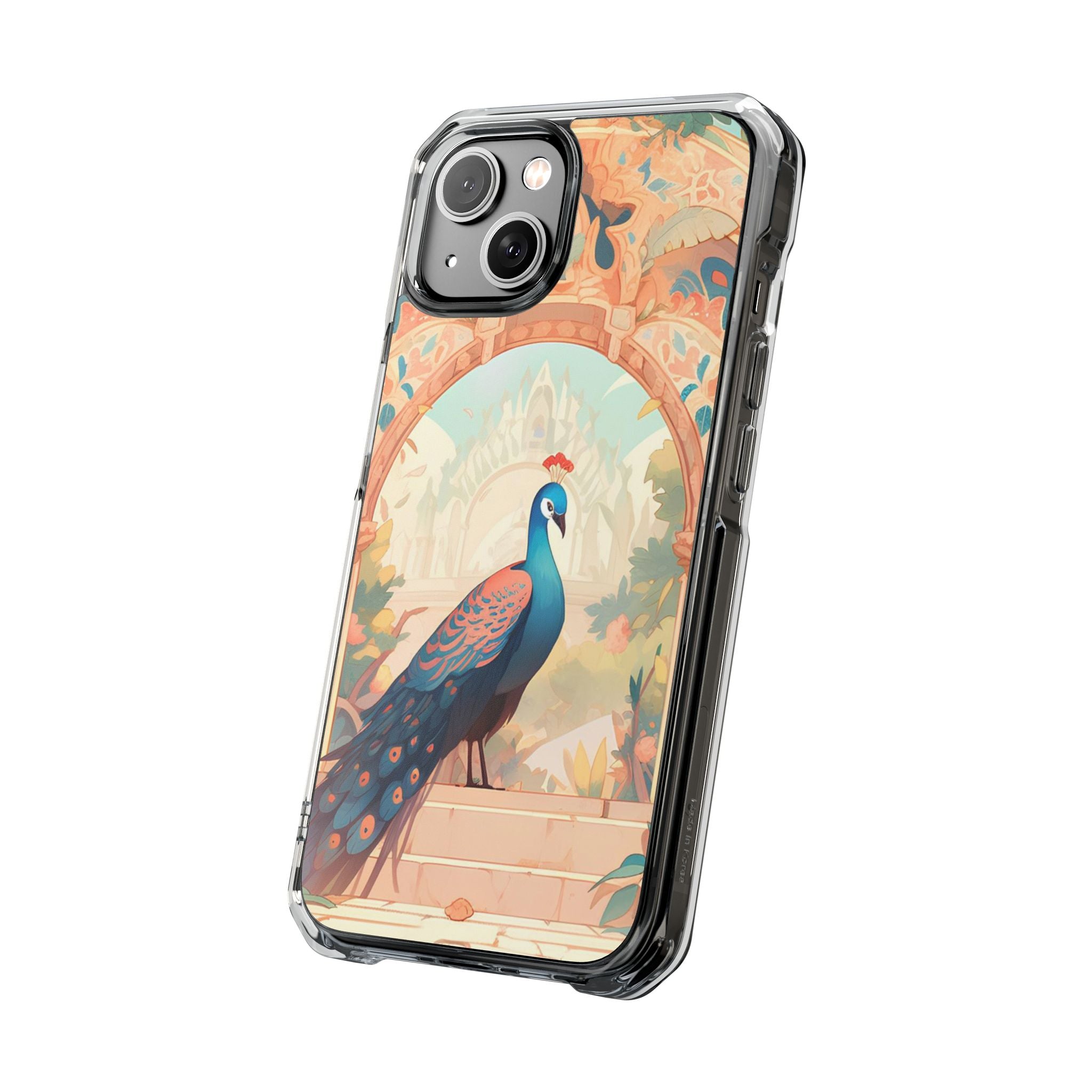 Peacock - Magnetic Clear Impact Case